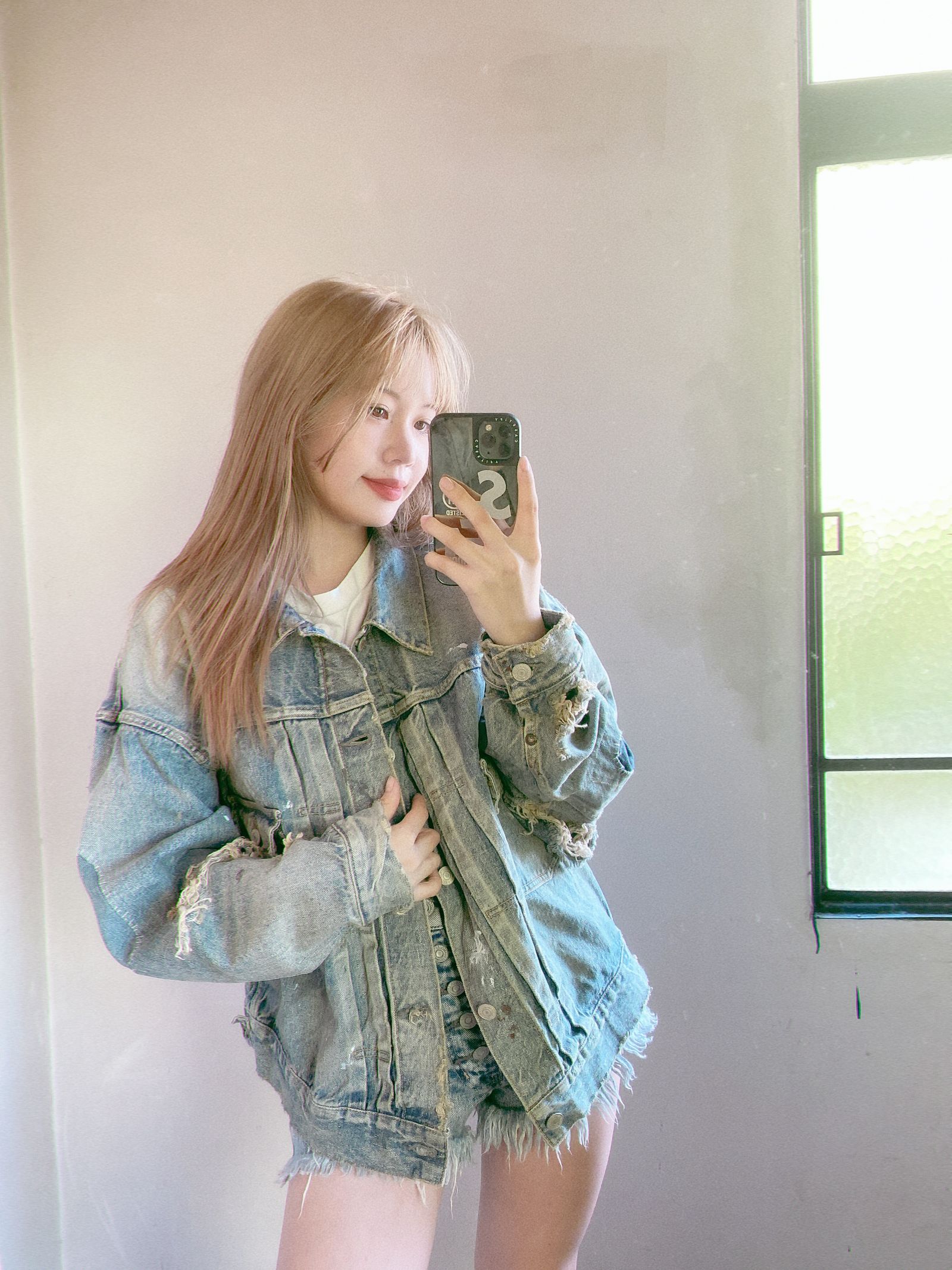 セントマイケル23AW 新作BerBerJinコラボデニムジャケットstyle