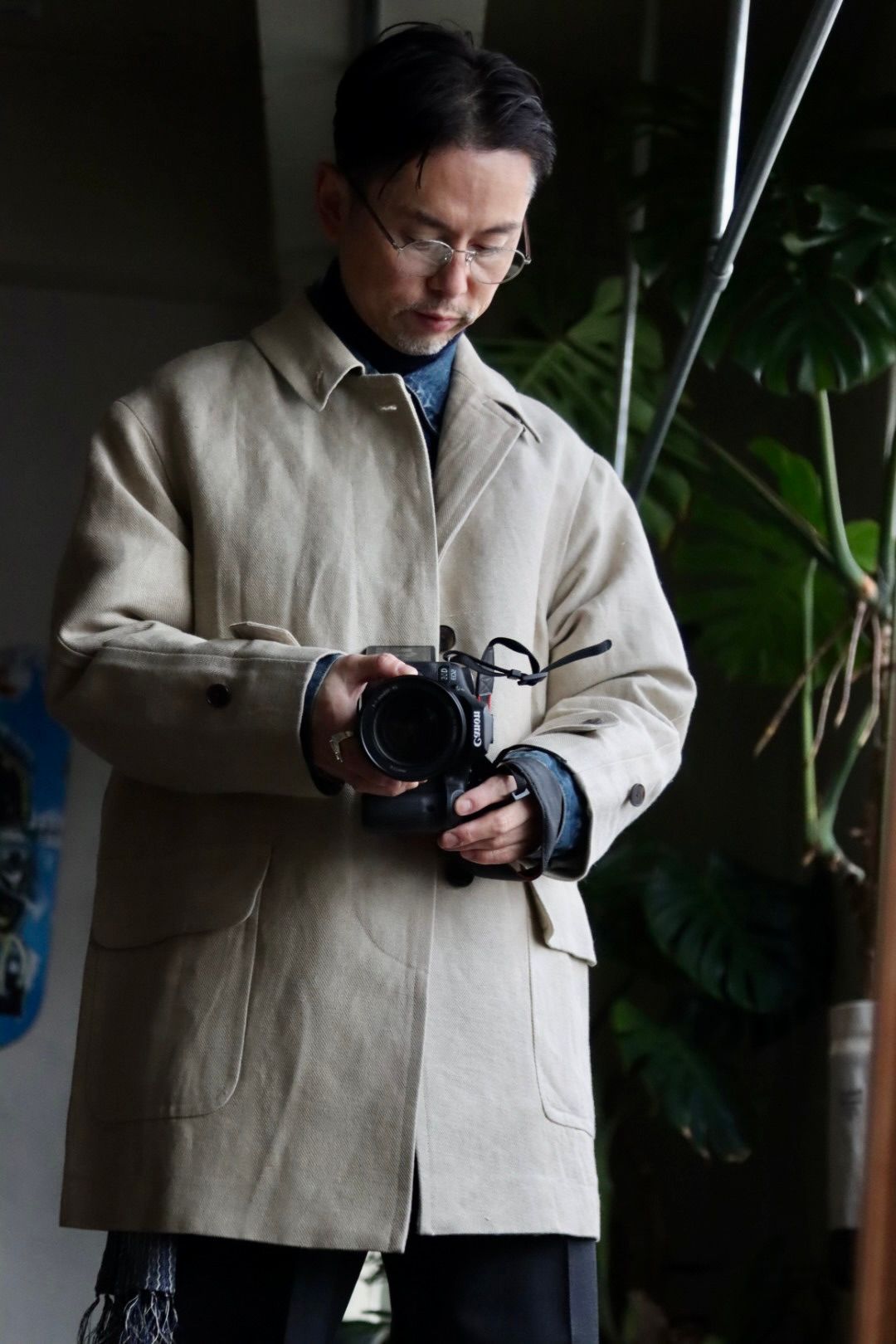 A.PRESSE - アプレッセ23SSコート Linen Half Coat(23SAP-01-06H)BEIGE