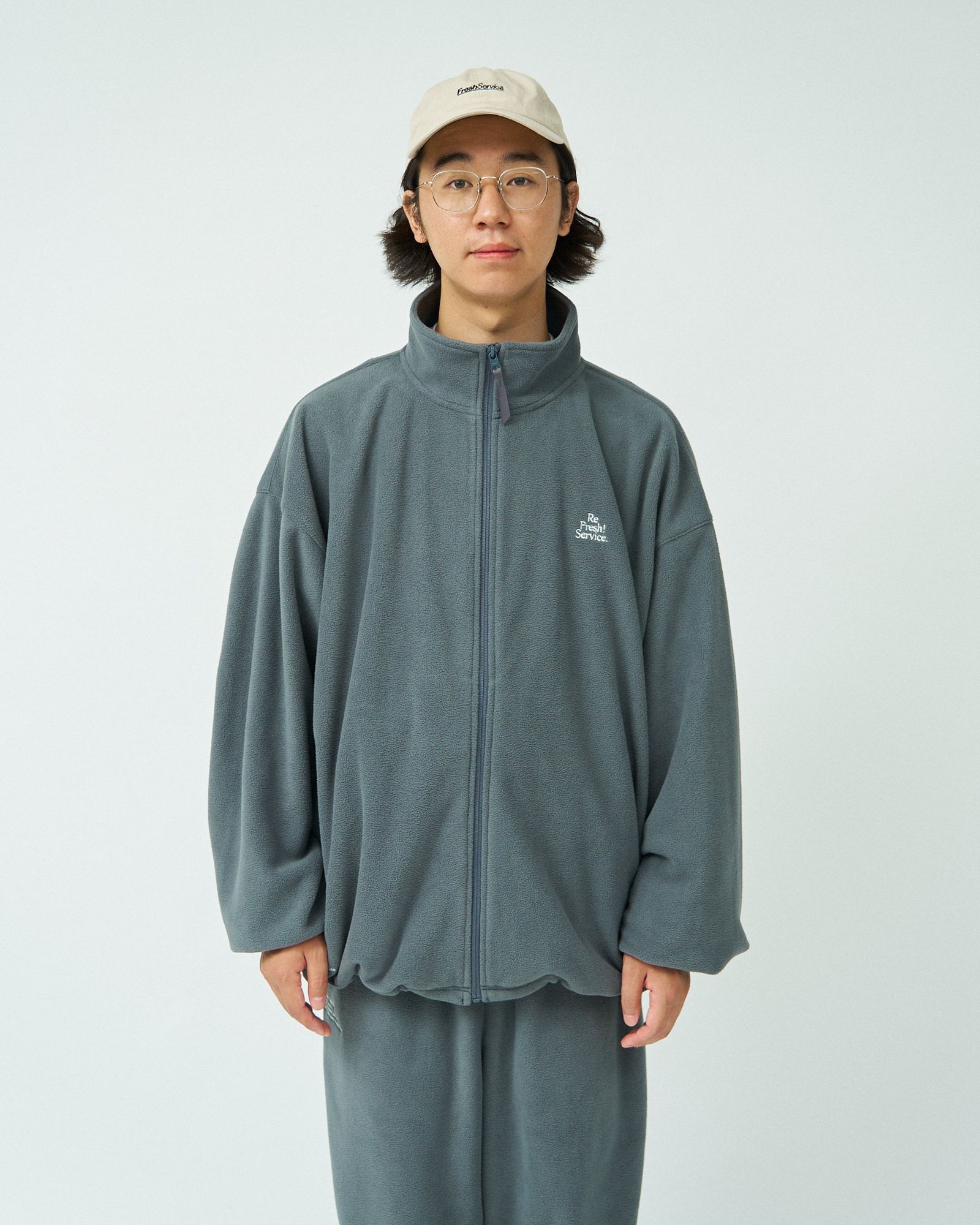 FreshService - ReFresh!Service. “FLEECE TRACK SUIT”(GRAY)☆再販
