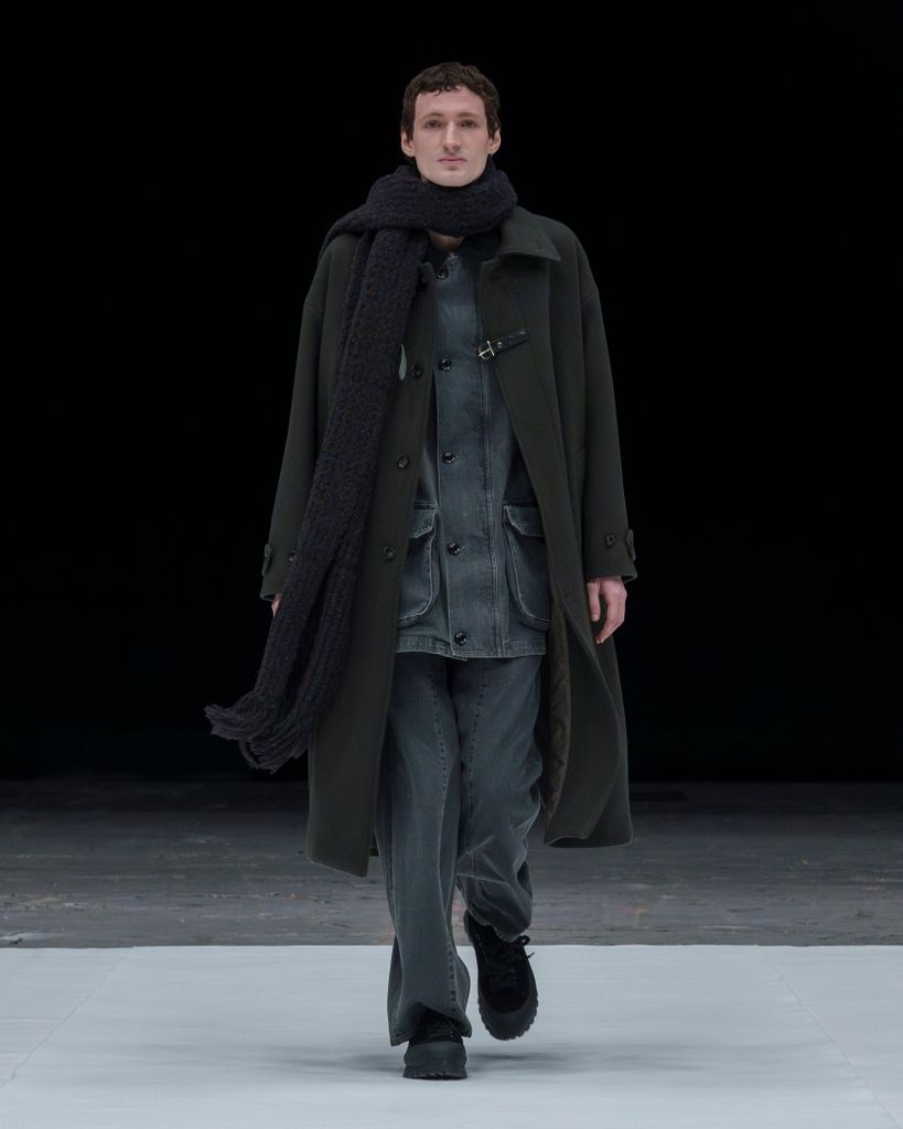 YOKE - ヨーク 25FW カバーオールVINTAGED DENIM COVERALL HALF COAT