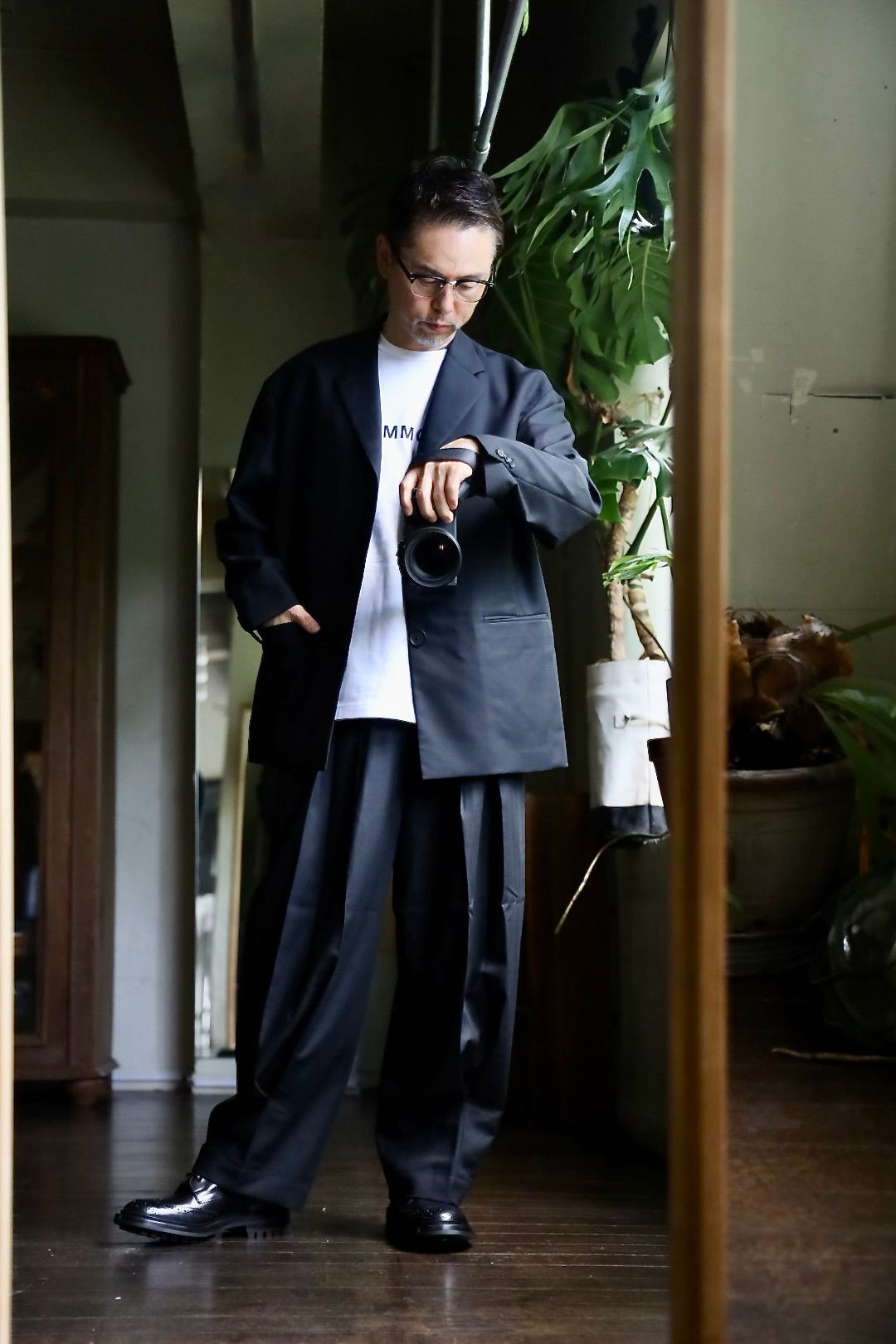 COMME des GARCONS HOMME - コムデギャルソンオム24AW ウールサージ