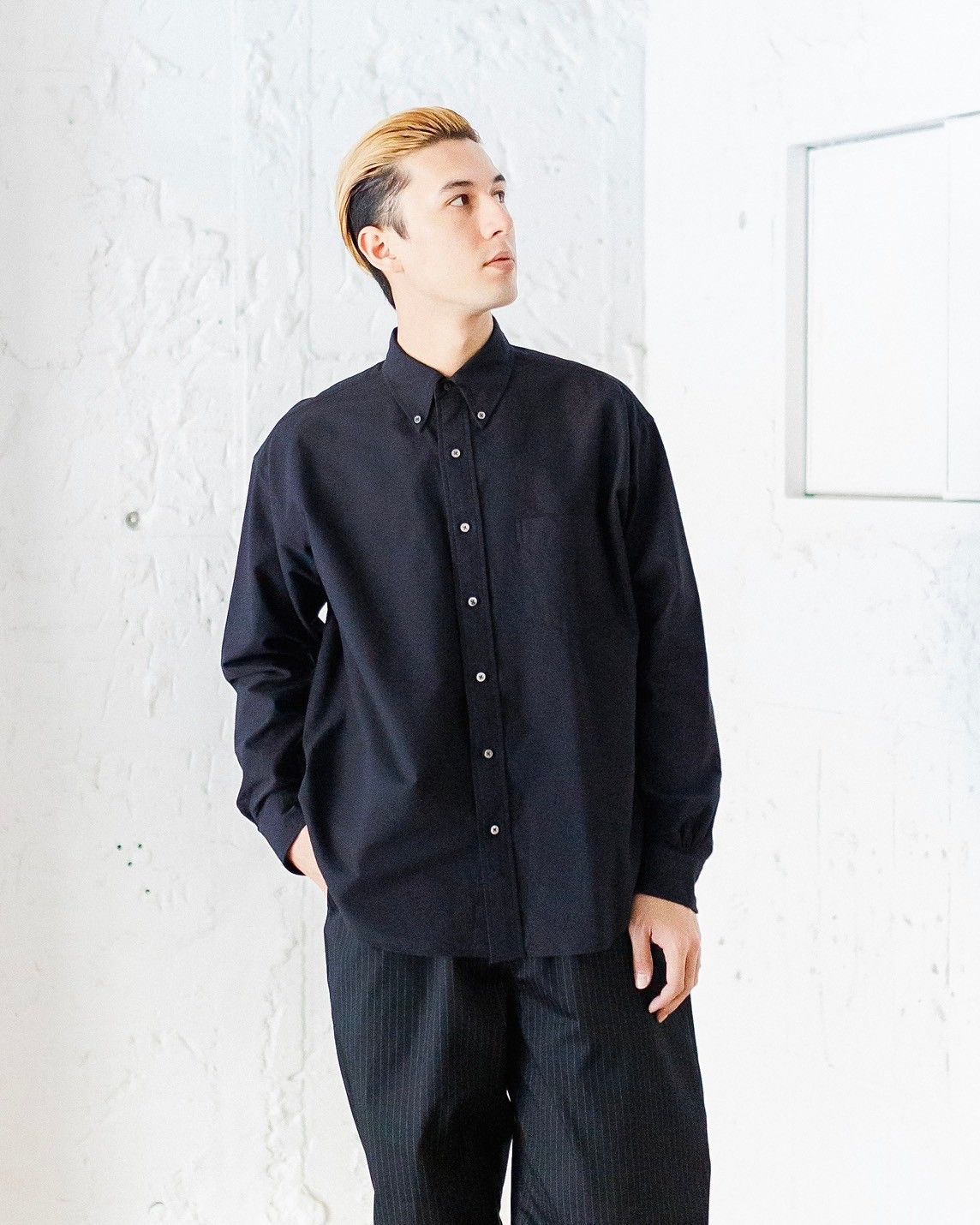 Graphpaper - グラフペーパー26SS Oxford L/S B.D Box Shirt (GM261