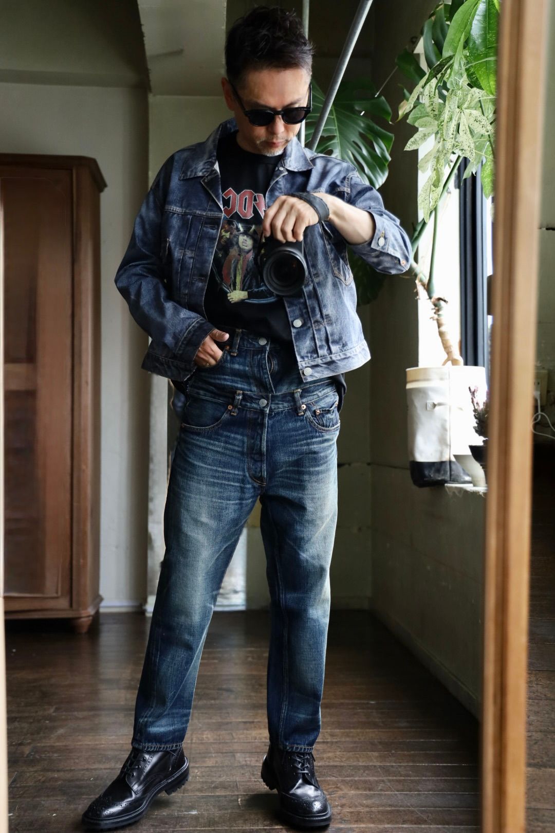 JUNYA WATANABE MAN ダブルウエストLevi's Wネームデニムスタイル