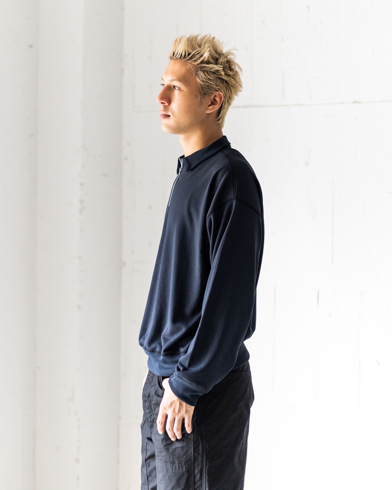 FOUNDOUR HALF ZIP LONG SLEEVE SHIRT 新作発売！ | 6903 | MARK
