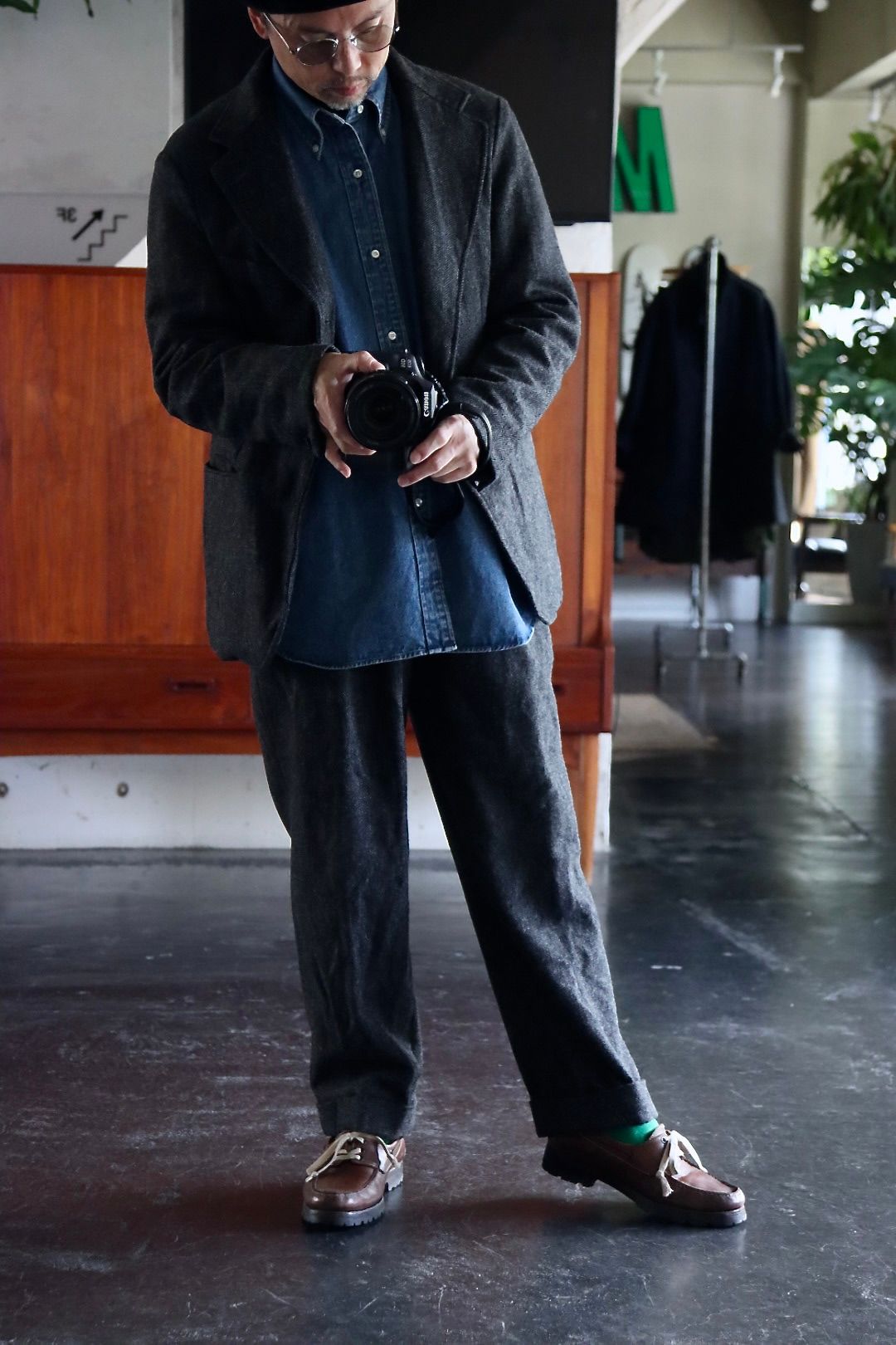 A.PRESSE - アプレッセ22FW Tweed Tailored Jacket(22AAP-01-16H