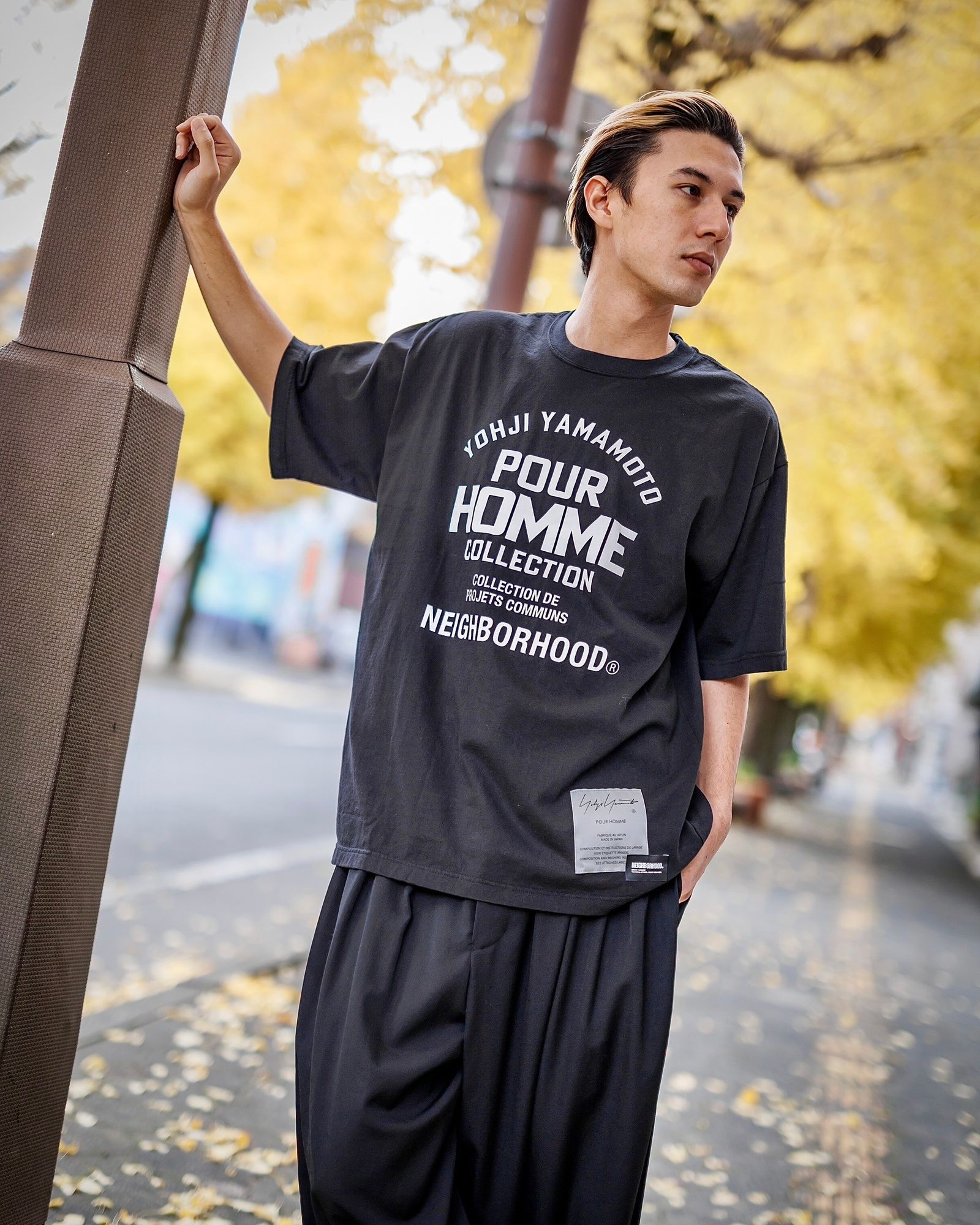 yohji yamamoto - Yohji Yamamoto x NEIGHBORHOOD TEE SS-2(HP-T90-997