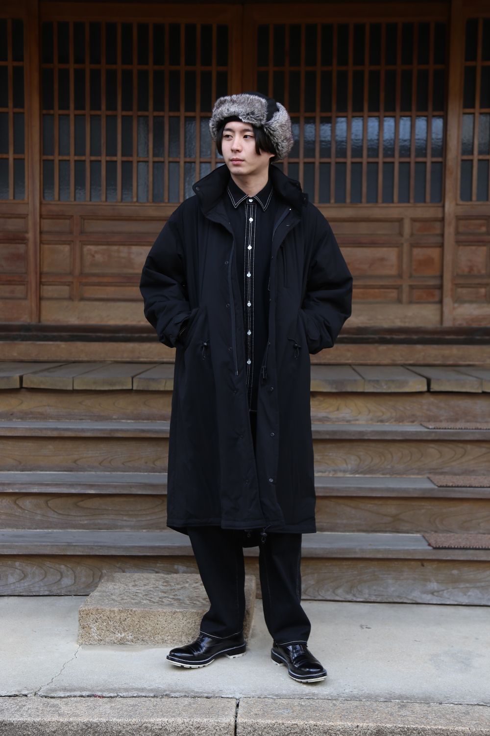 Yohji Yamamoto 2020AW 新作I-左胸片玉P付モッズコート style.2020.12
