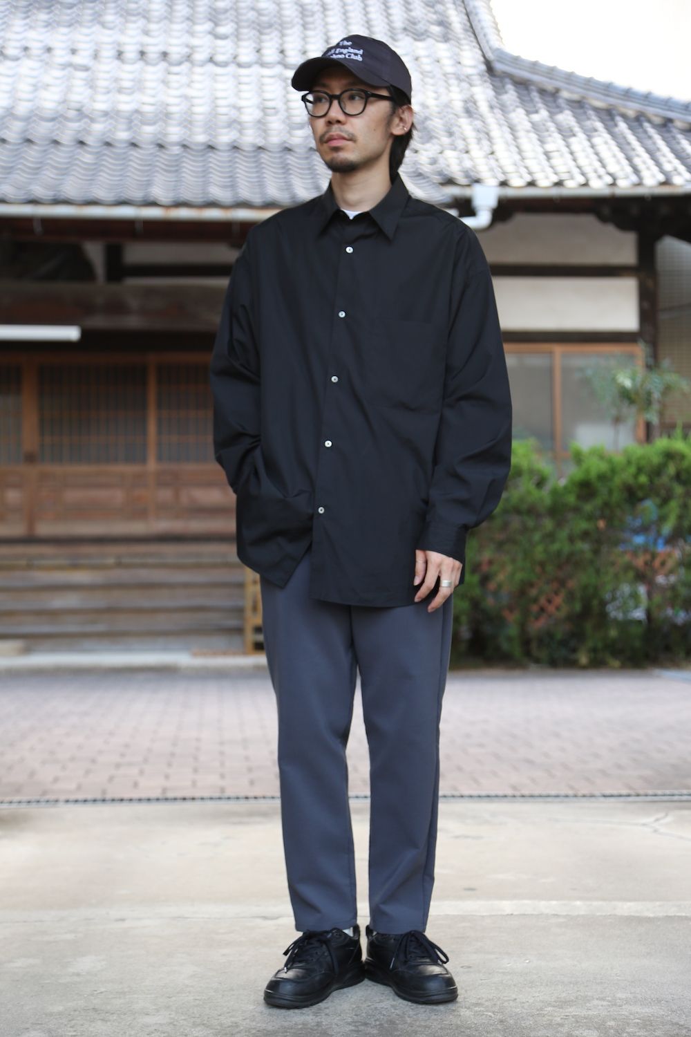 Graphpaper Broad L/S Oversized Regular Collar Shirt