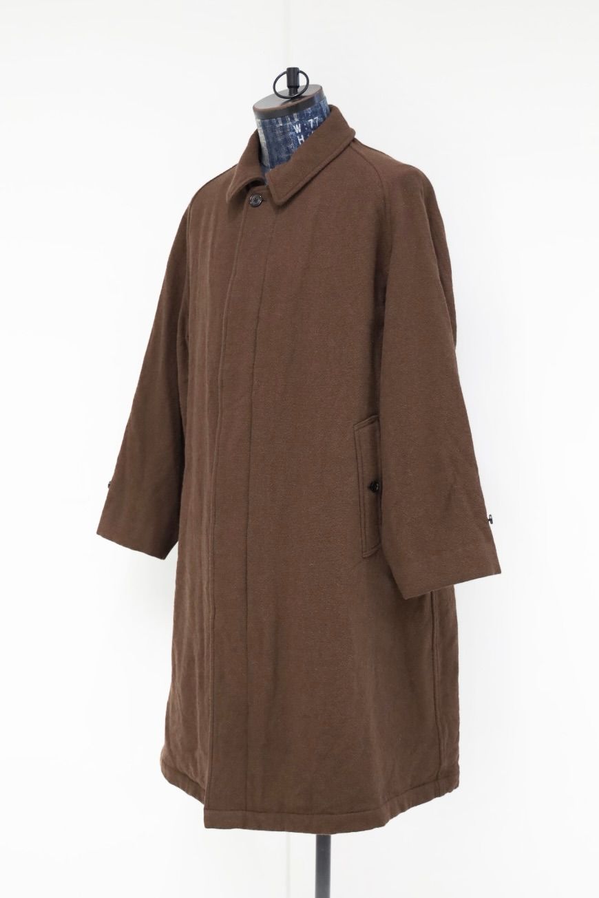blurhms - blurhms ブラームス Classic Wool Balmacaan Coat(BHS25F009
