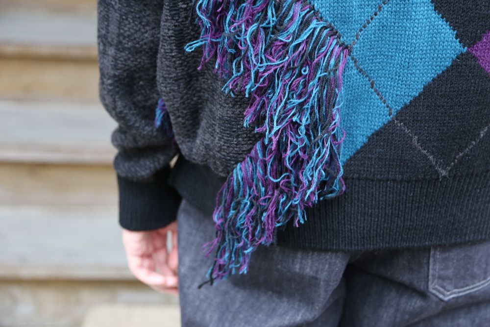 KIDILL 2020 A/W Collection 新作Destroy Argyle Tartan Pullover Knit