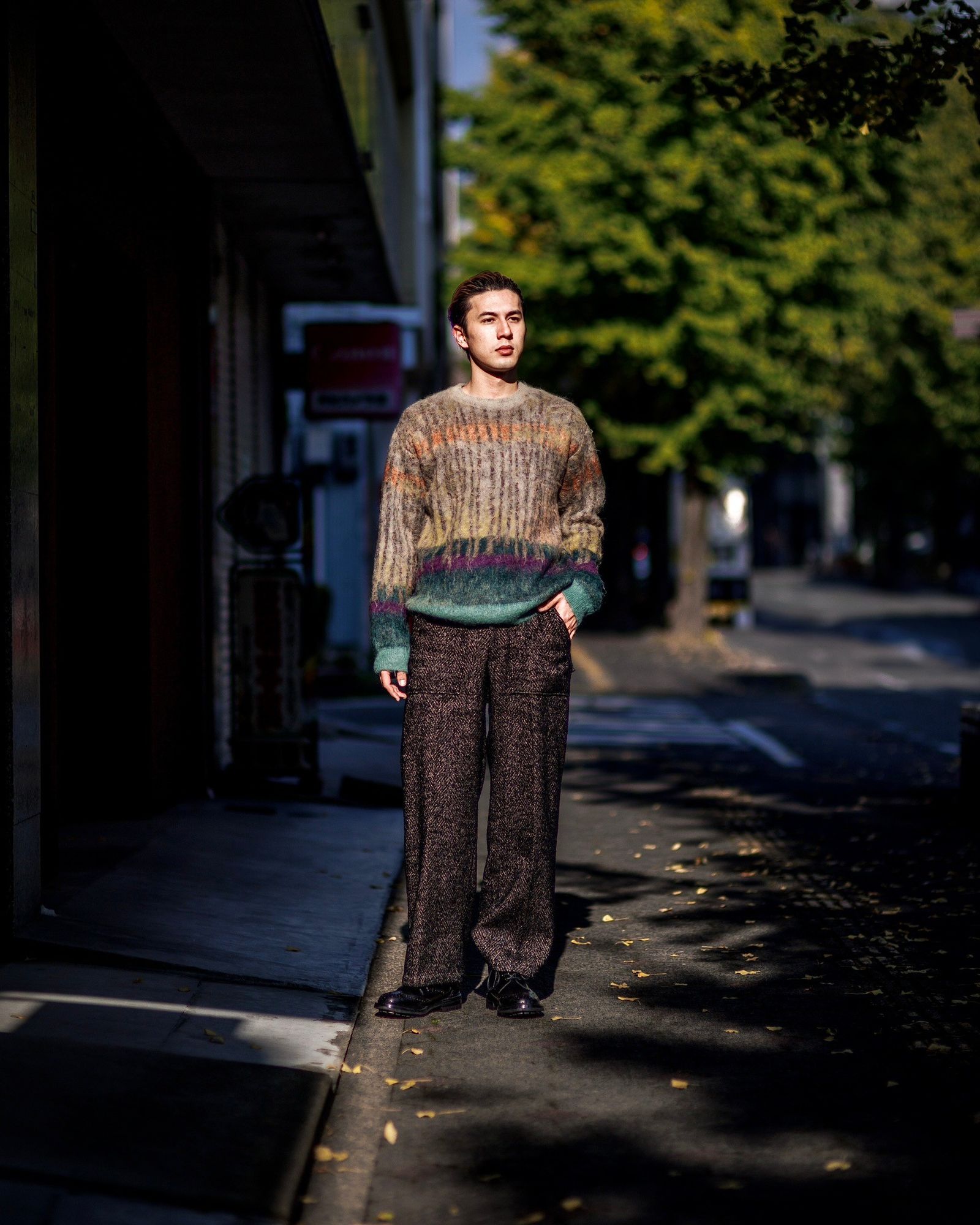 YOKE - ヨーク25SS TREE JAQUARD MOHAIR SWEATER(YK25SS0959S)ORANGE