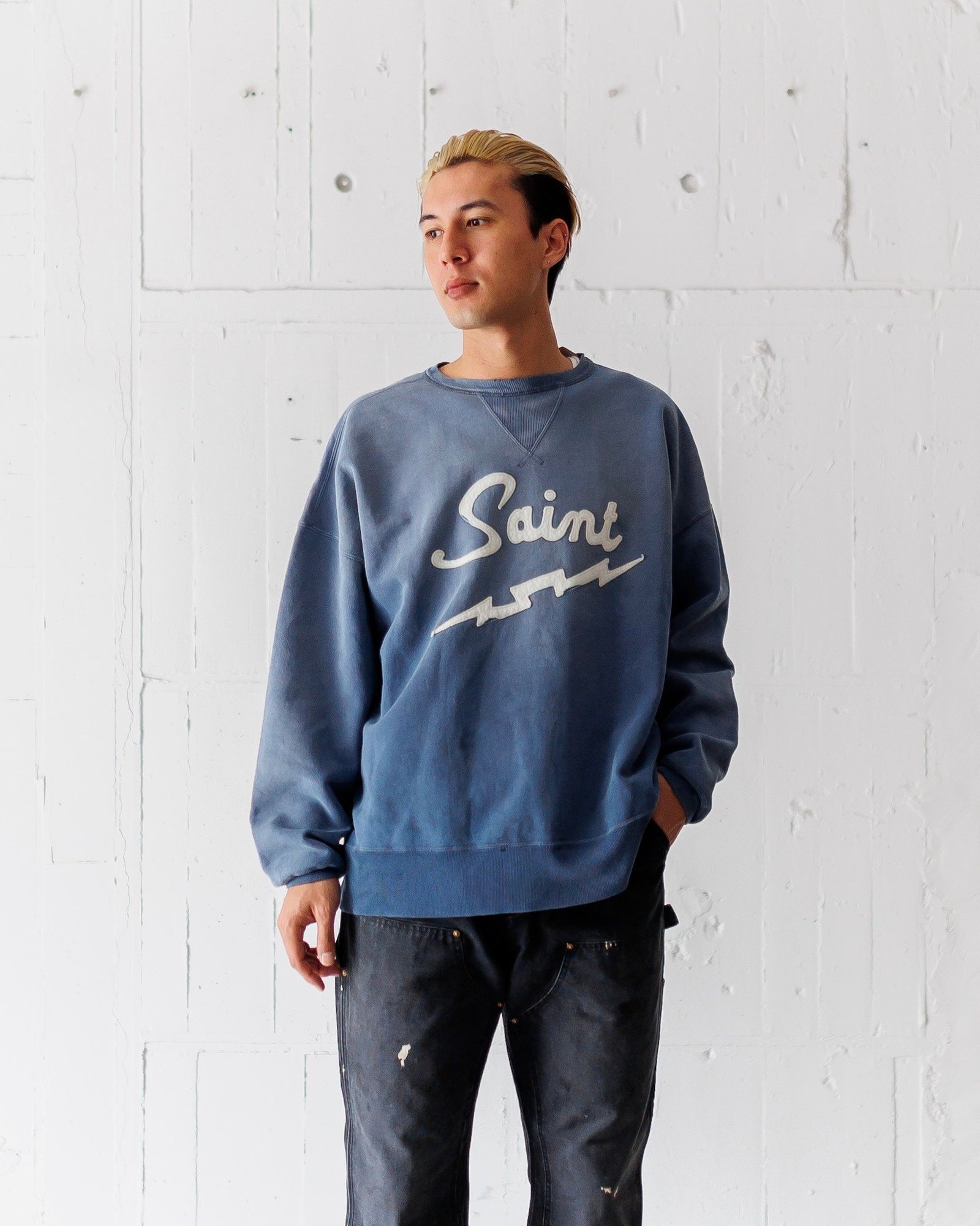 SAINT M×××××× - セントマイケル25SS SAINT CRW-N SWEAT(SM-HR8-0000