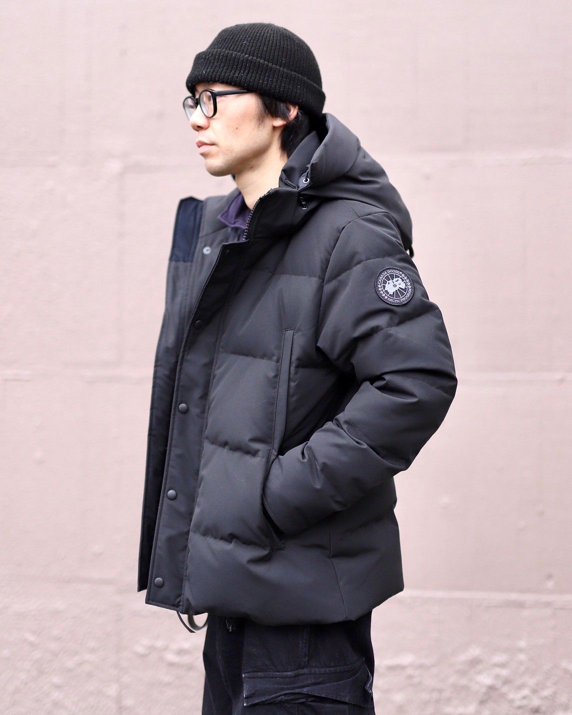 CANADA GOOSE カナダグース Wyndham Parka BLACK LABELスタイル | 4050