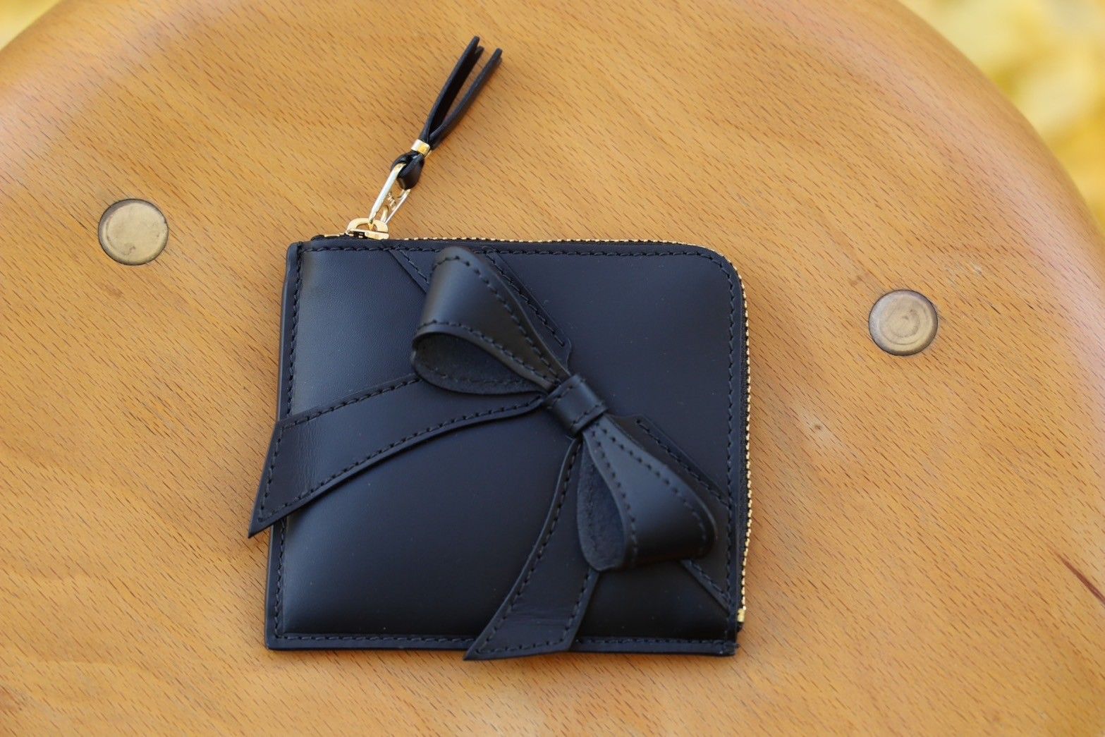 Wallet COMME des GARCONS - コムデギャルソン 財布 Big Bow Zip