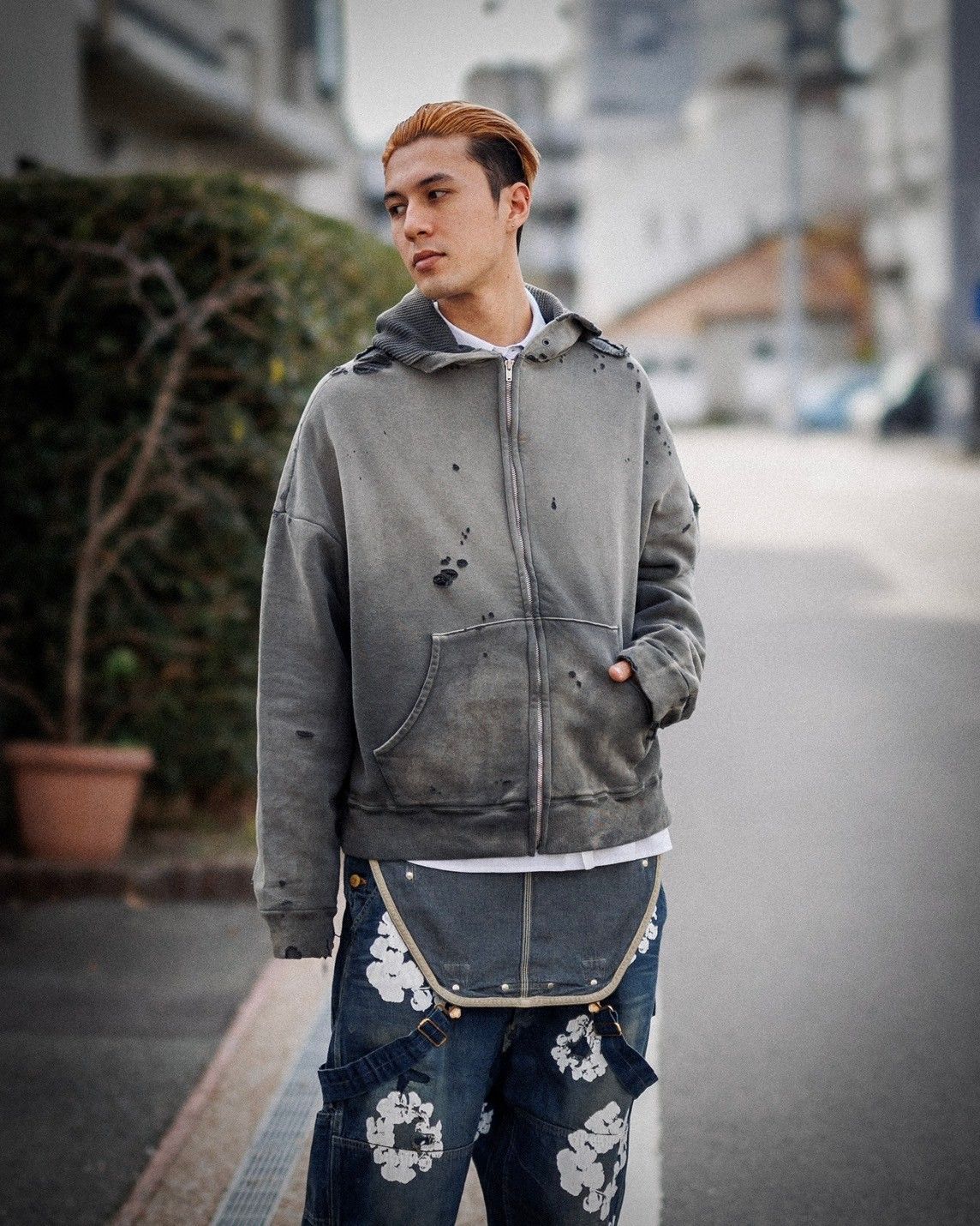 SAINT M×××××× - セントマイケル DBL FC ZIP HOODIE (SM-YS1-0000-042