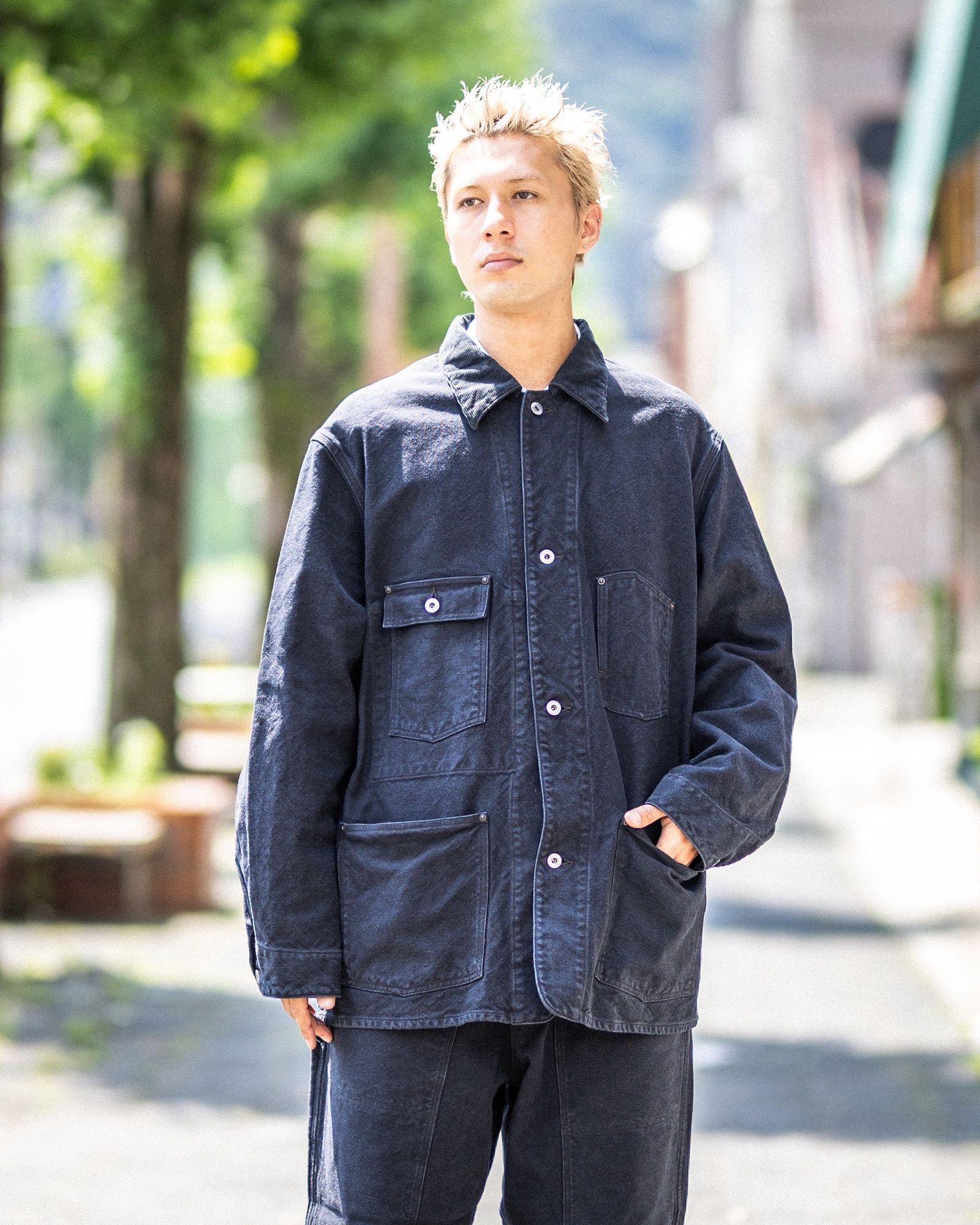 A.PRESSE - アプレッセ 2025 STYLE2 Vintage Silk Hemp Coverall