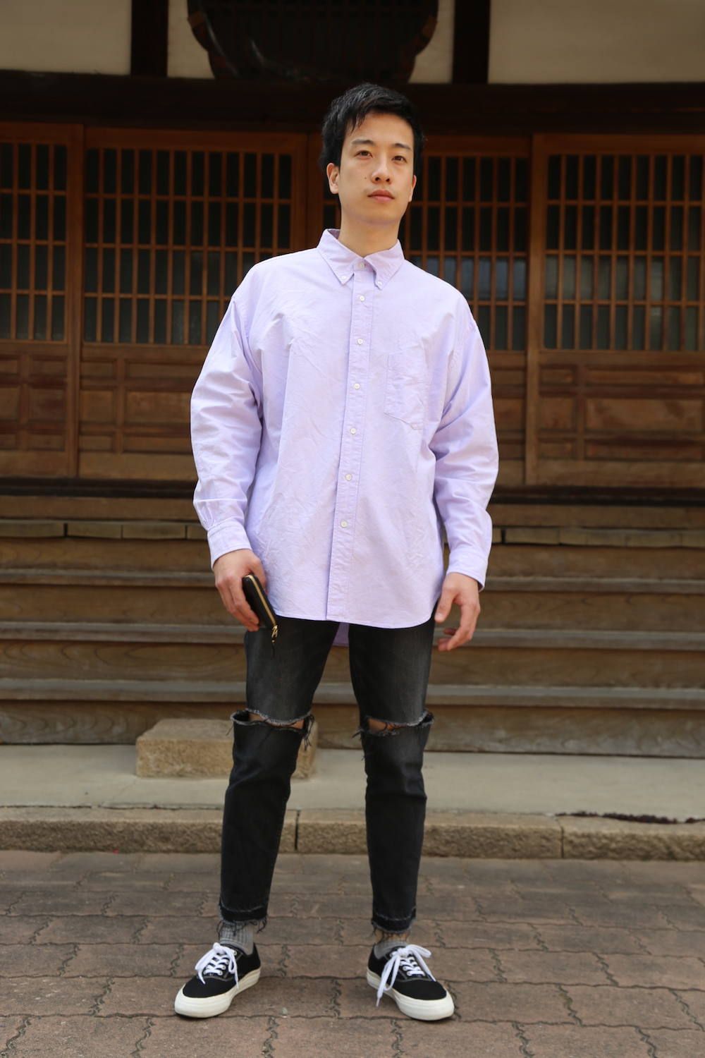 Graphpaper Oxford L/S B.D Box Shirt
