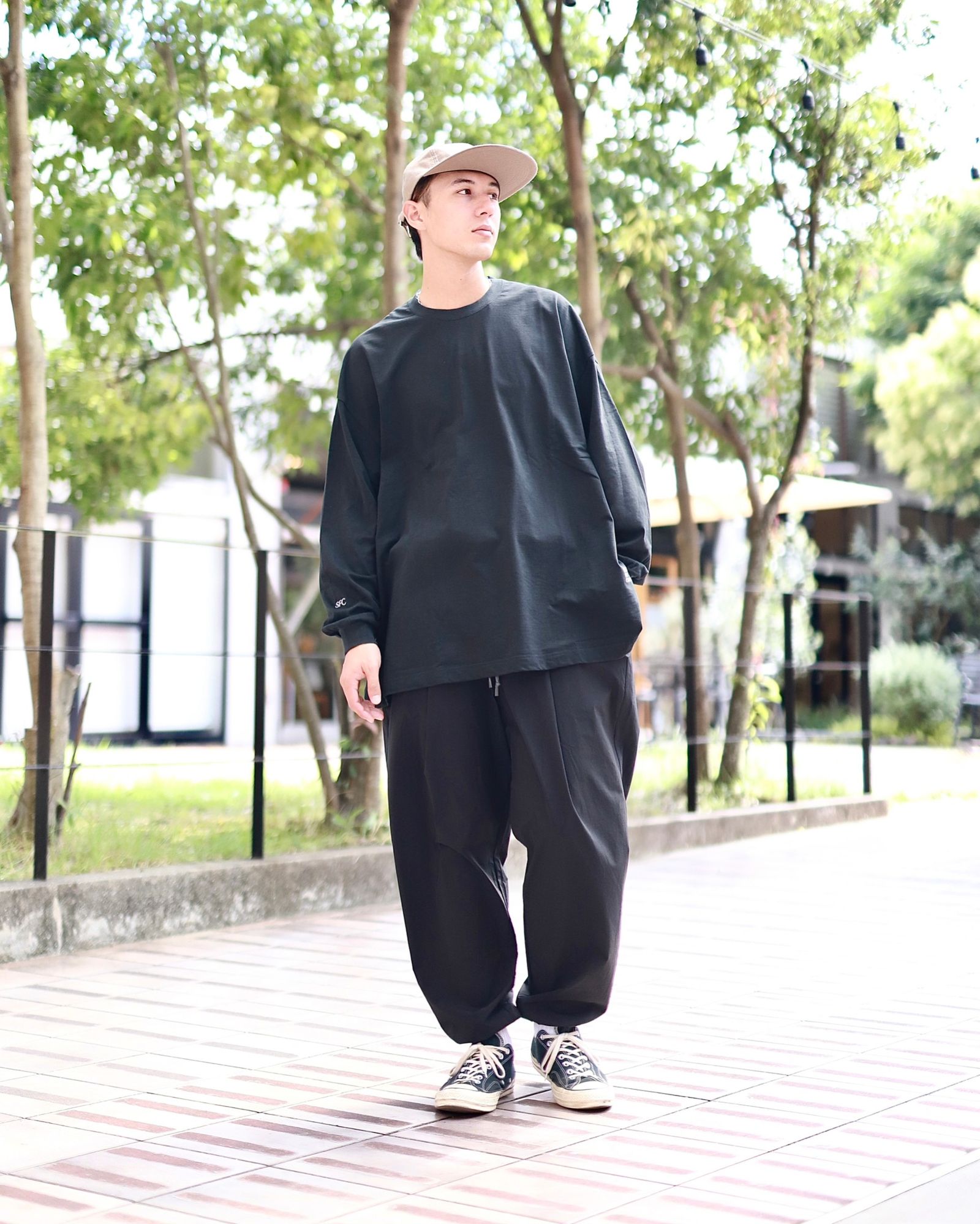 STRIPES FOR CREATIVE FW23 SUPER BIG FLAT LS TEEスタイル | 3700 | MARK