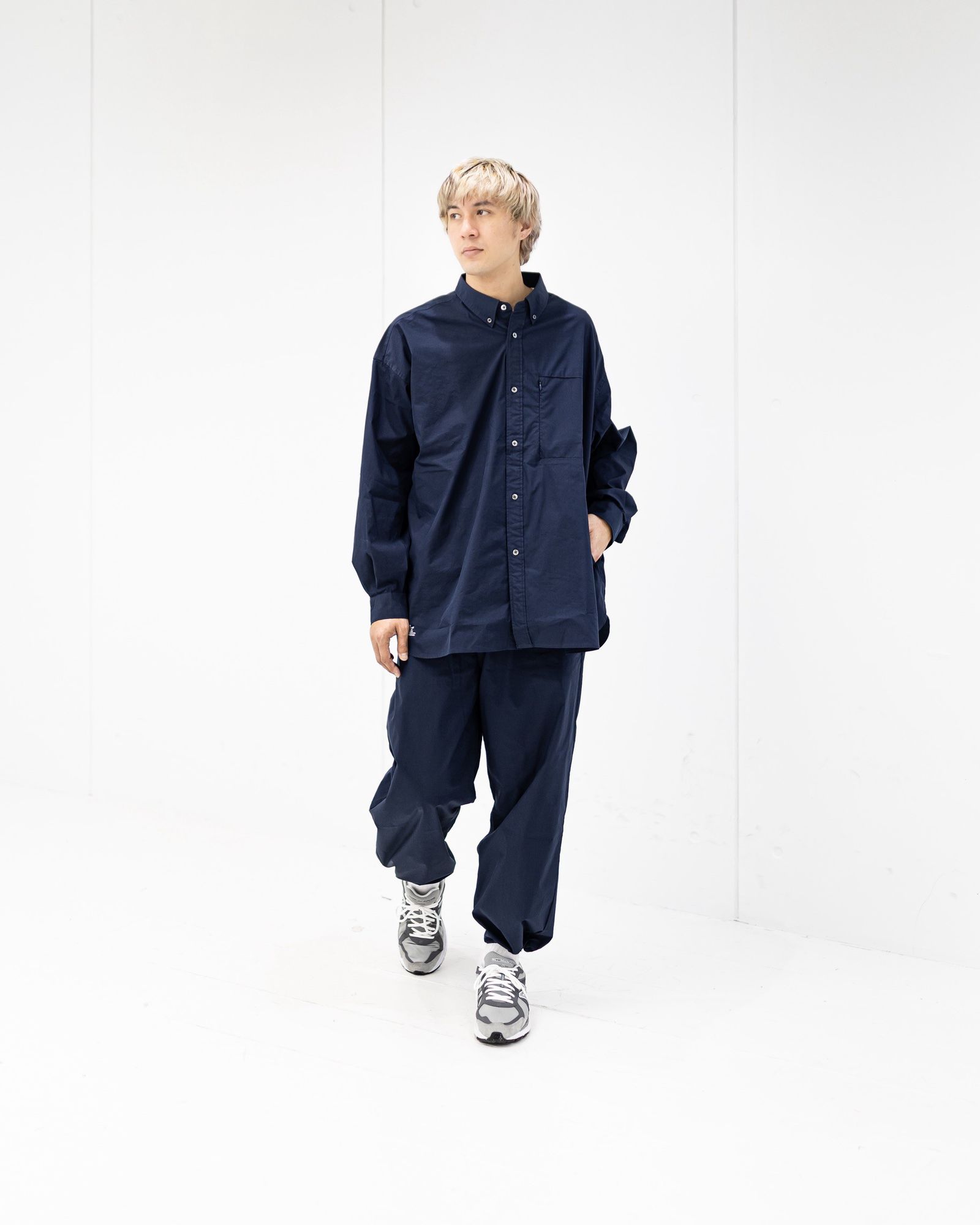 COMME des GARCONS HOMME ボアフリースハーフジップパーカー style