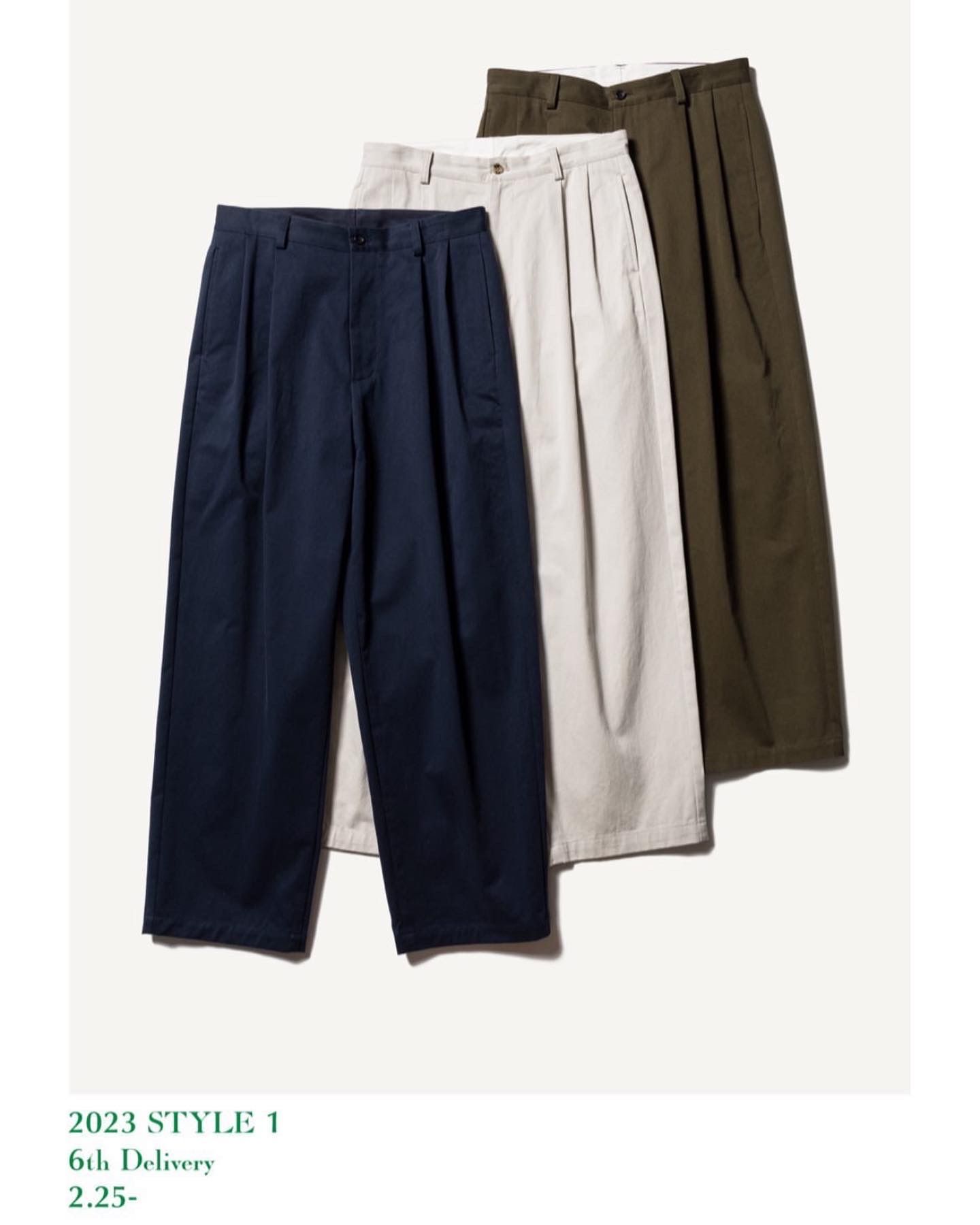 A.PRESSE - アプレッセ23SSチノ Chino Trousers (23SAP-04-15H)ECRU☆2
