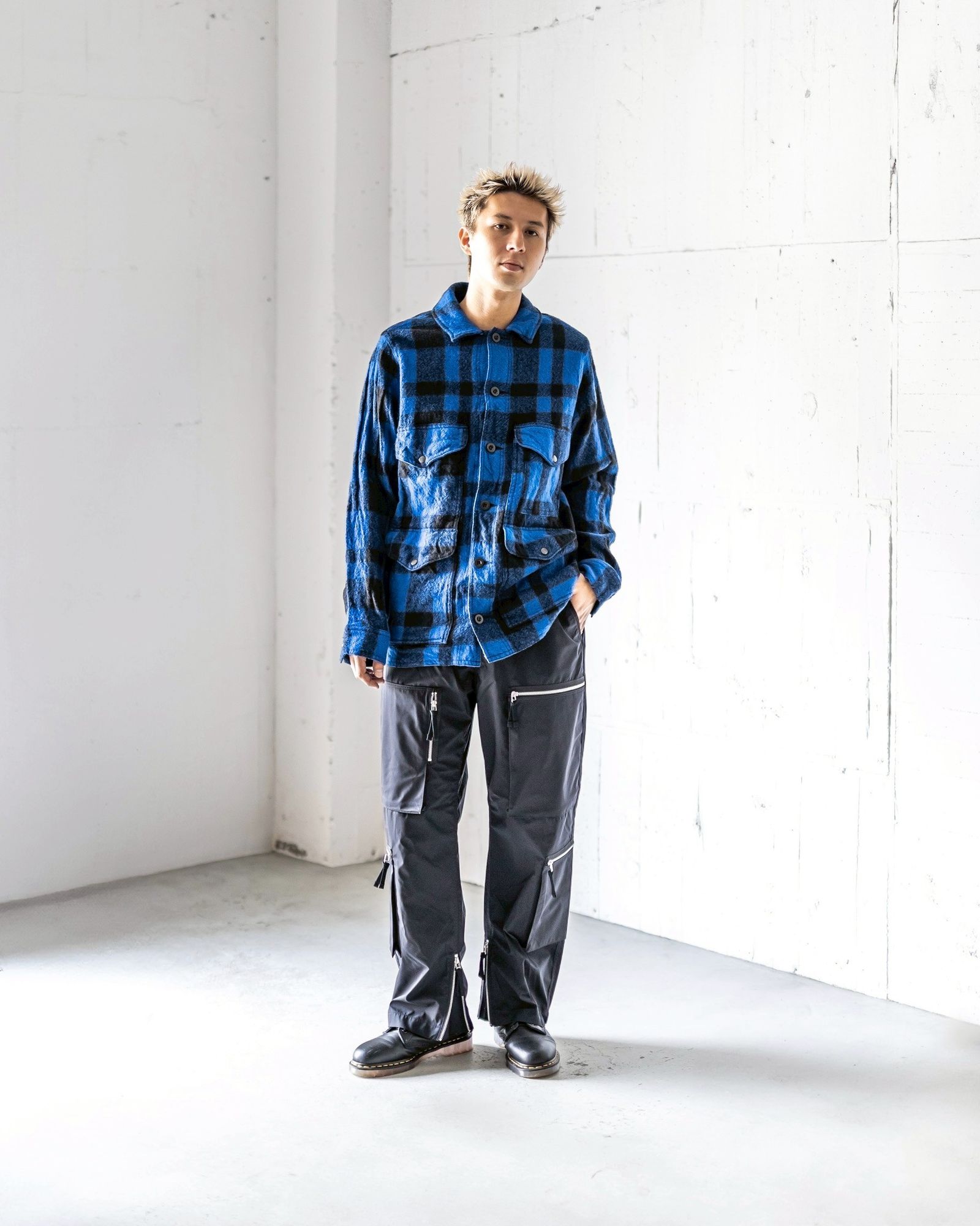 JUNYA WATANABE MAN FILSON Wネームウールチェックジャケット 8月9日