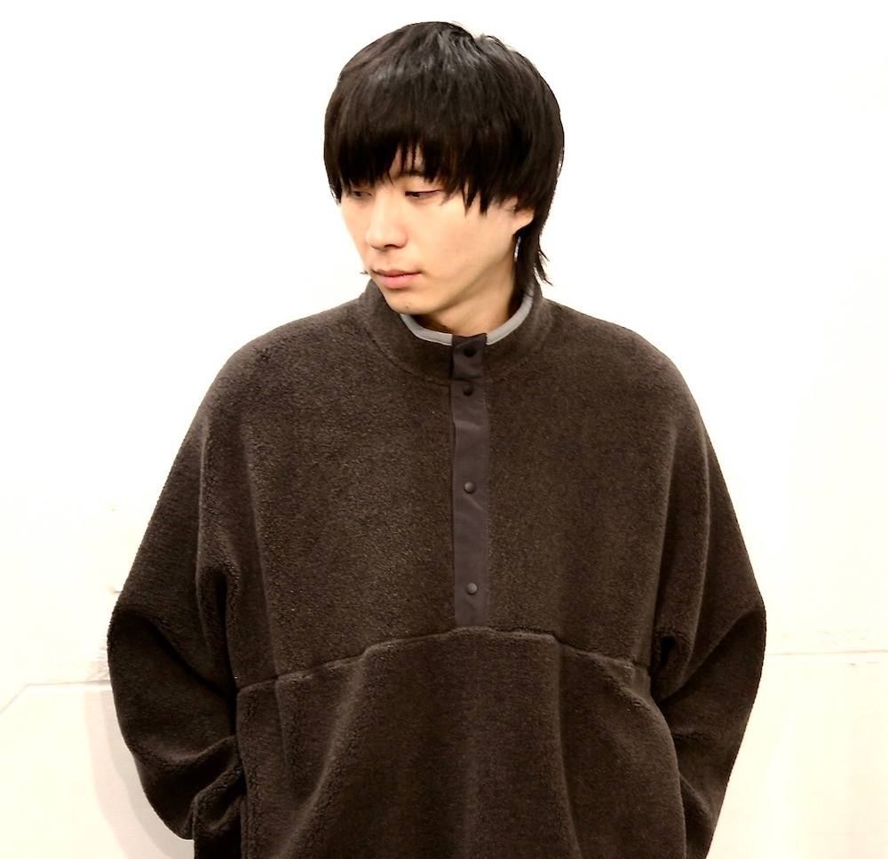 Graphpaper Wool Boa Hi-Neck Pullover