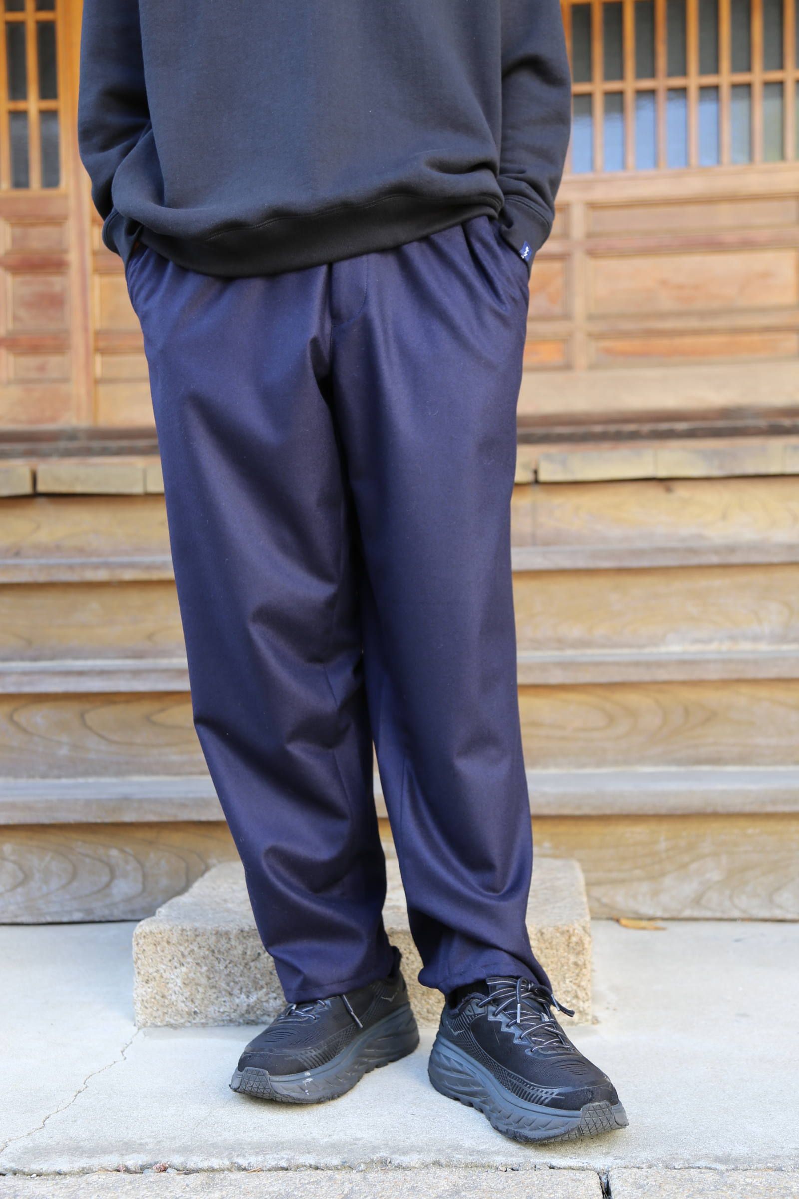 Graphpaper(グラフペーパー)LOOPWHEELER for Graphpaper HalfZip Sweat