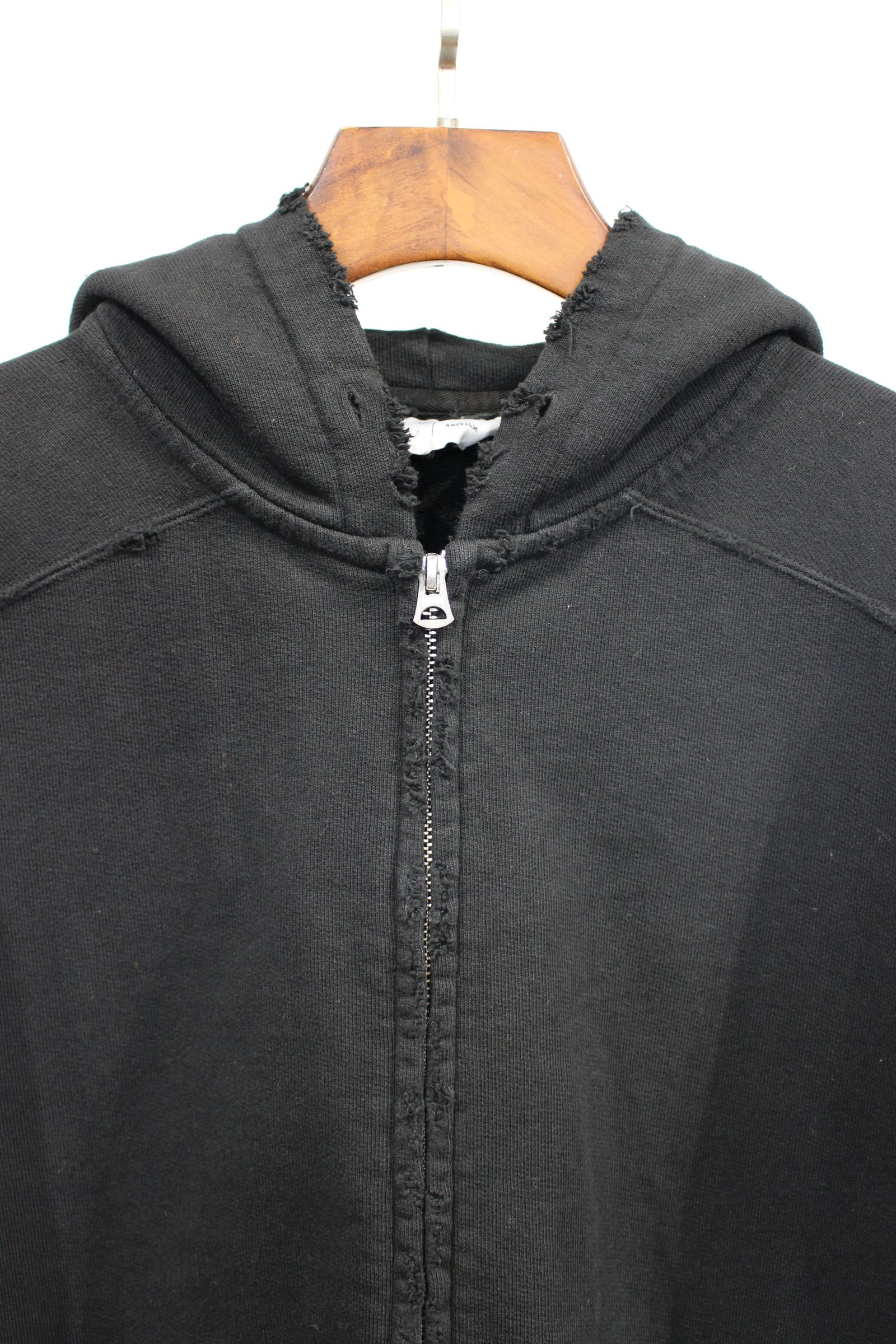 ANCELLM - CRASH ZIP HOODIE | BLACK | パーカー | NapsNote