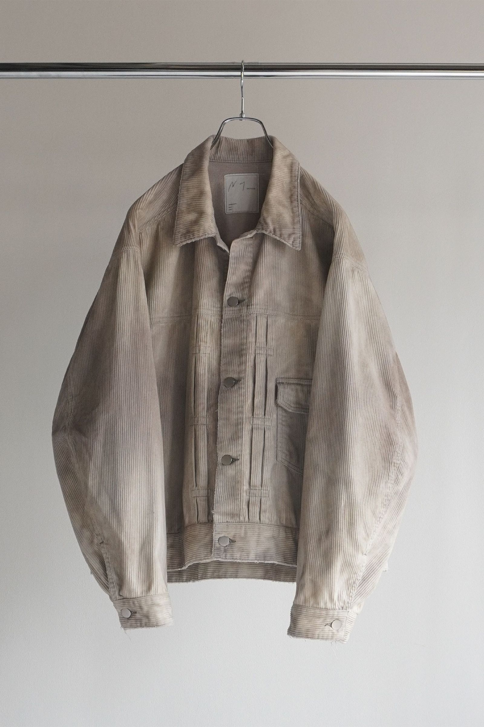 ANCELLM - CORDED VELVETEEN JACKET | GRAY | ジャケット | NapsNote