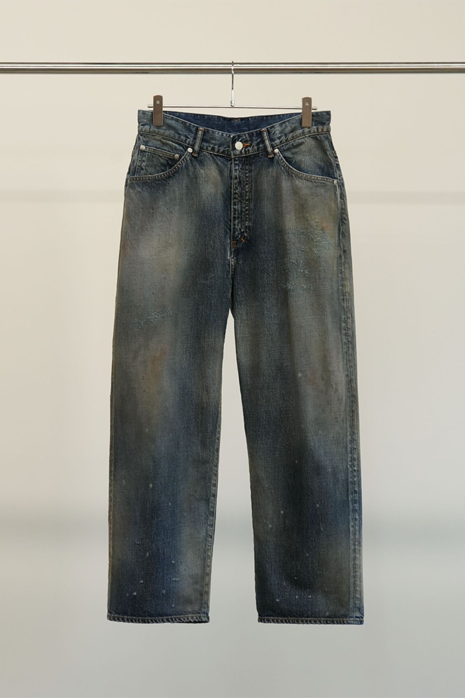 ANCELLM - TAPERED 5P DENIM PANTS | BLACK | デニム | NapsNote