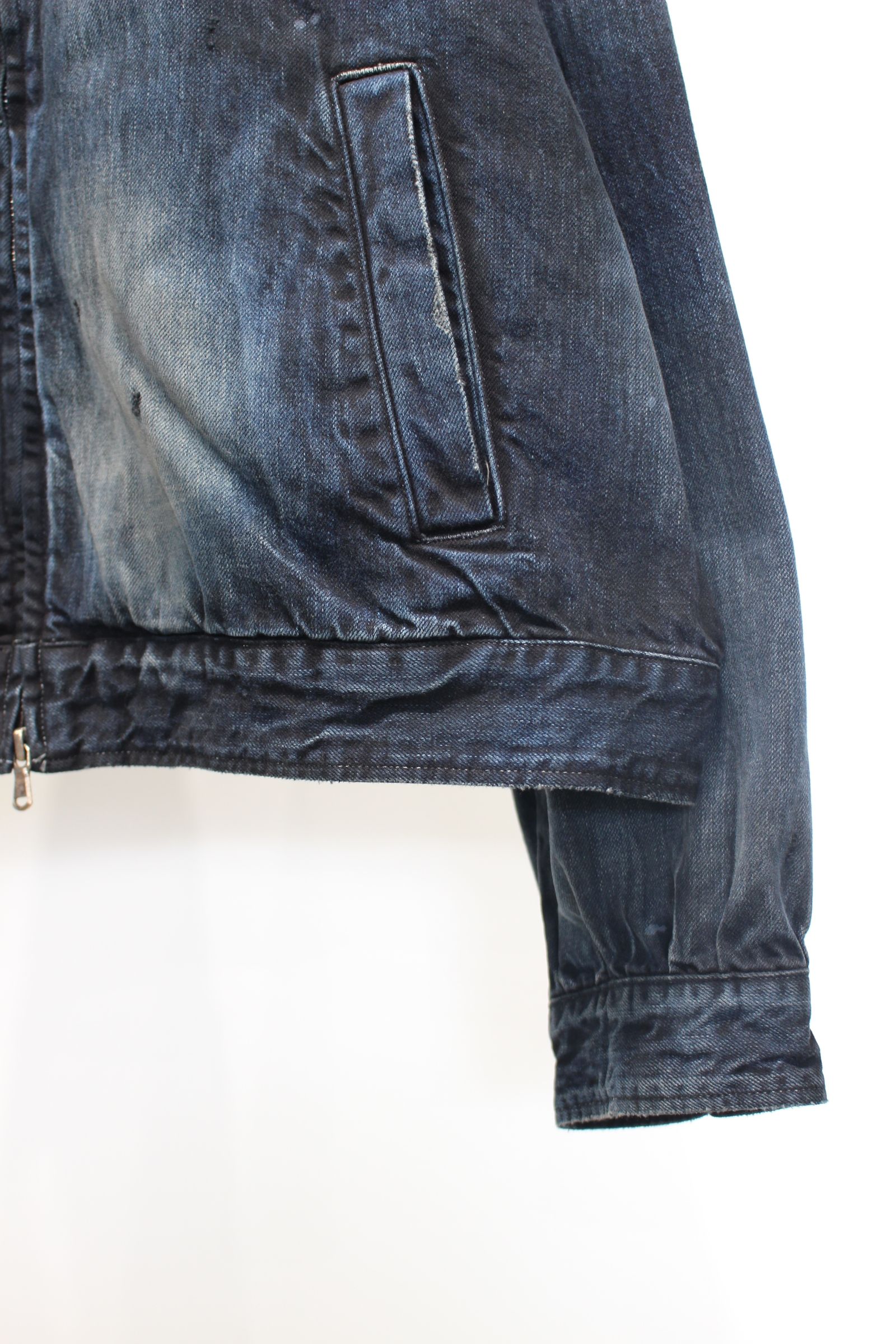 ANCELLM - DENIM ZIPUP JACKET | BLACK | デニムジャケット | NapsNote