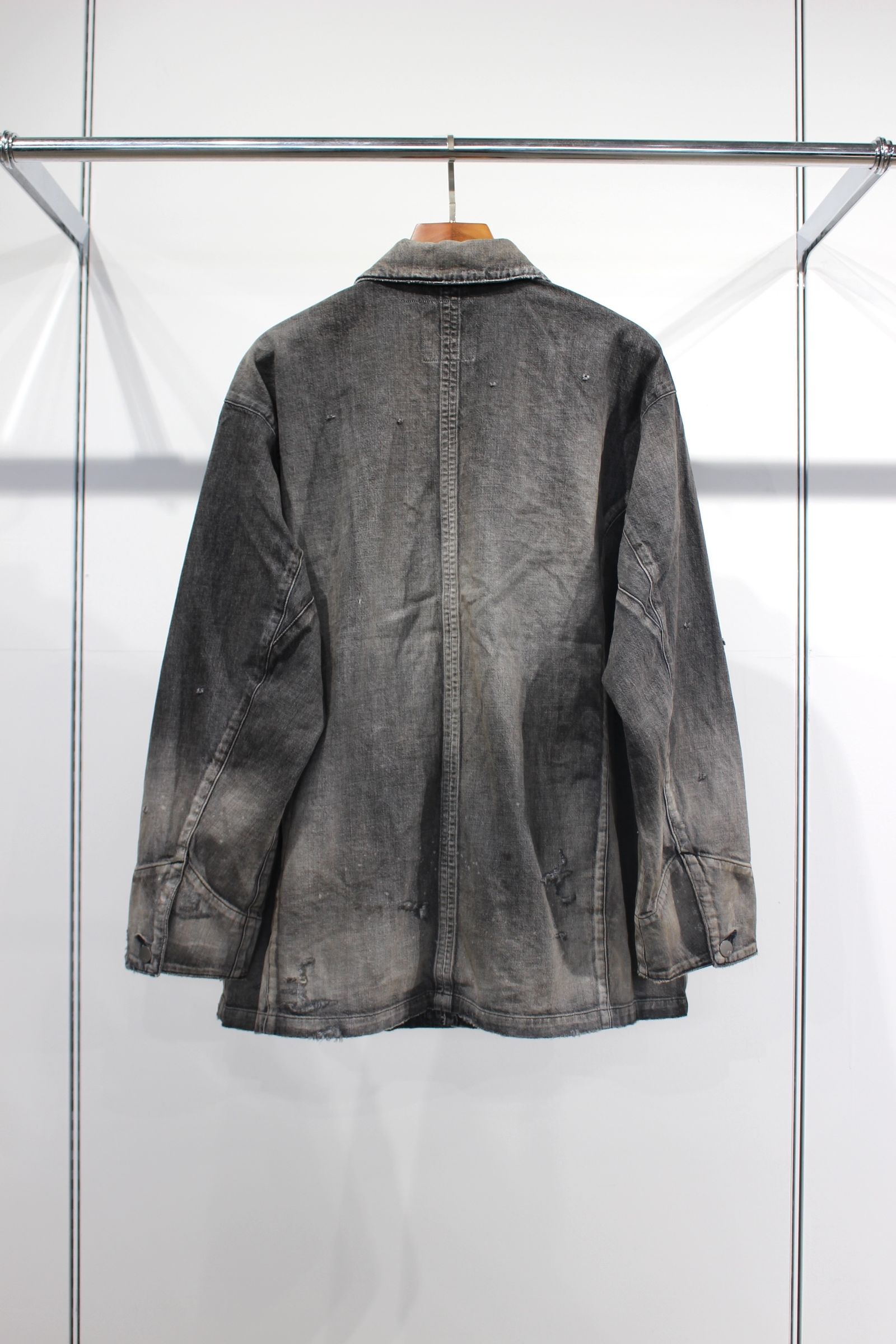 ANCELLM - DENIM COVERALL | BLACK | カバーオール | NapsNote