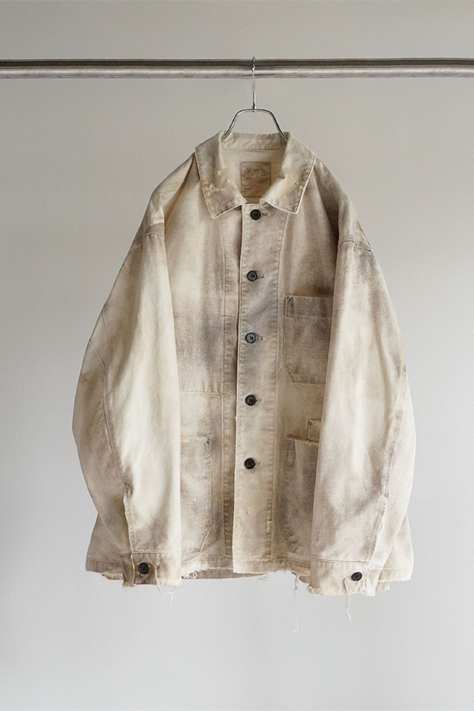 ANCELLM - UNEVEN PAINT COVERALL/BEIGE | NapsNote