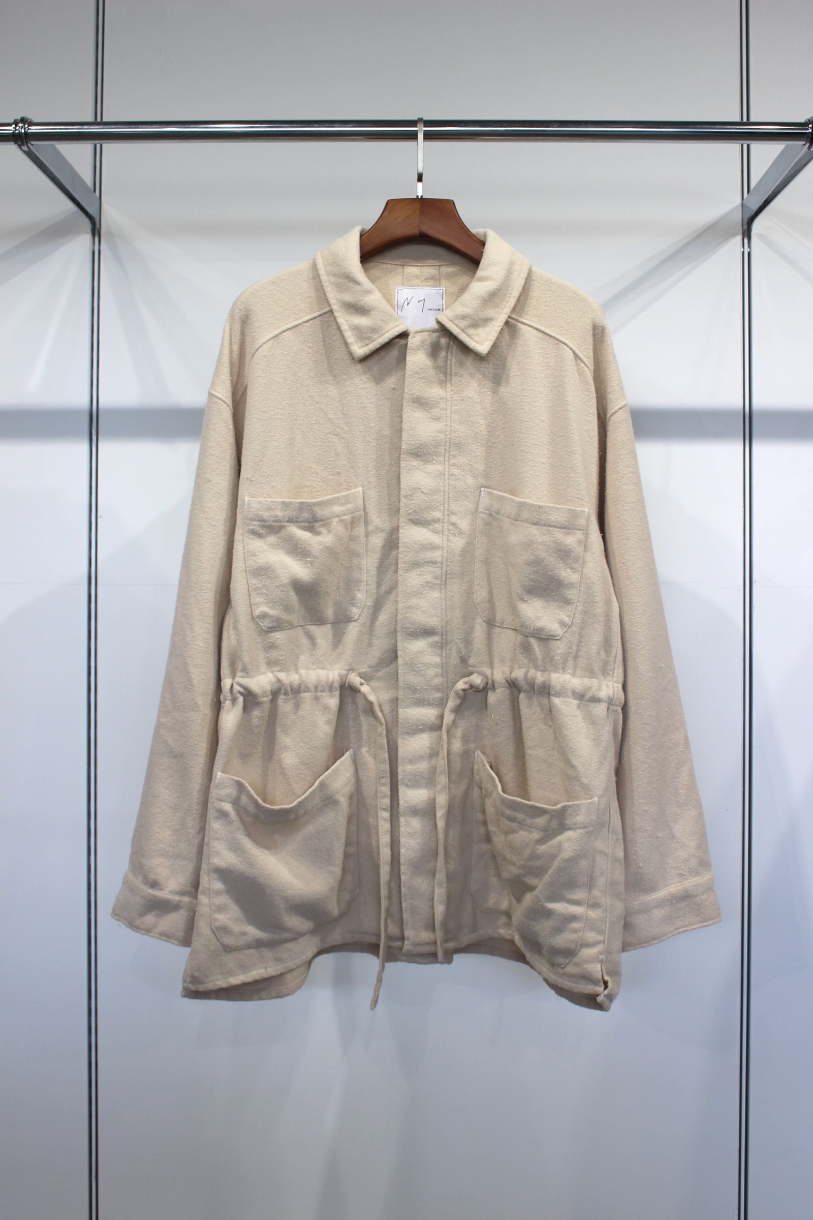 ANCELLM - PILLING SHIRT JACKET | WHITE | ジャケット | NapsNote