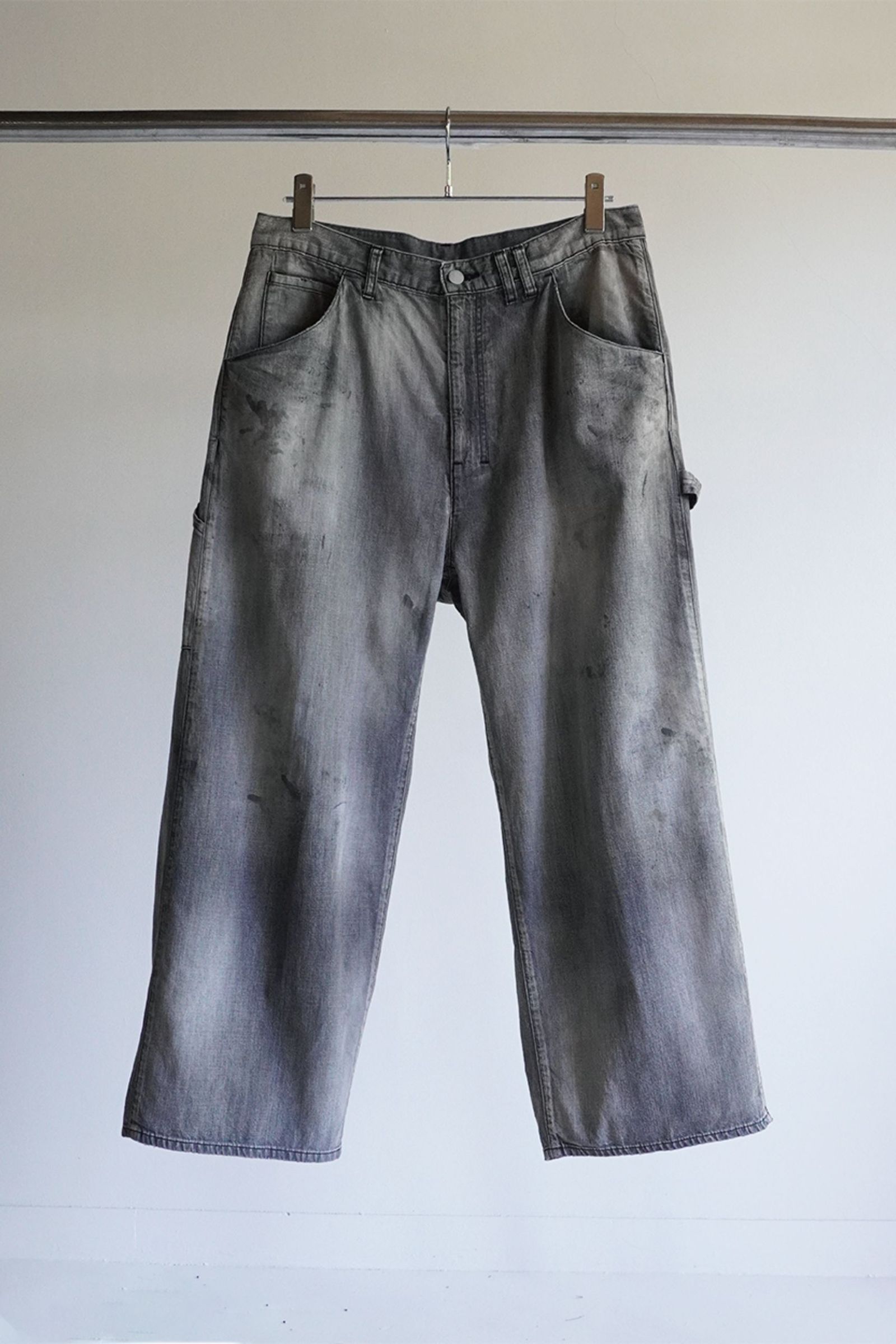 ANCELLM - AGING PAINTER PANTS/BLACK | NapsNote