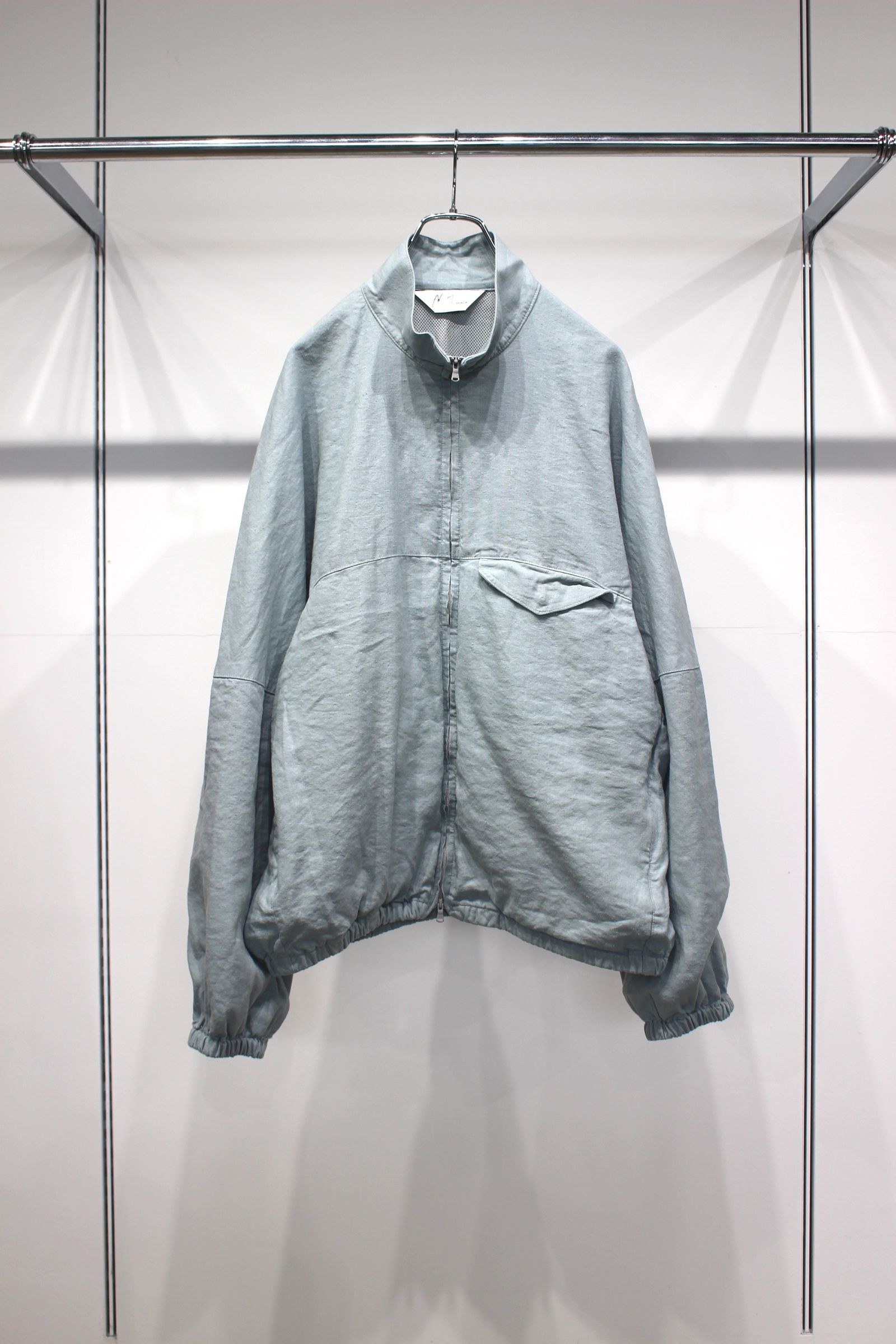 ANCELLM - SILK NEP KIMONO BLOUSON | SAX | ブルゾン | NapsNote