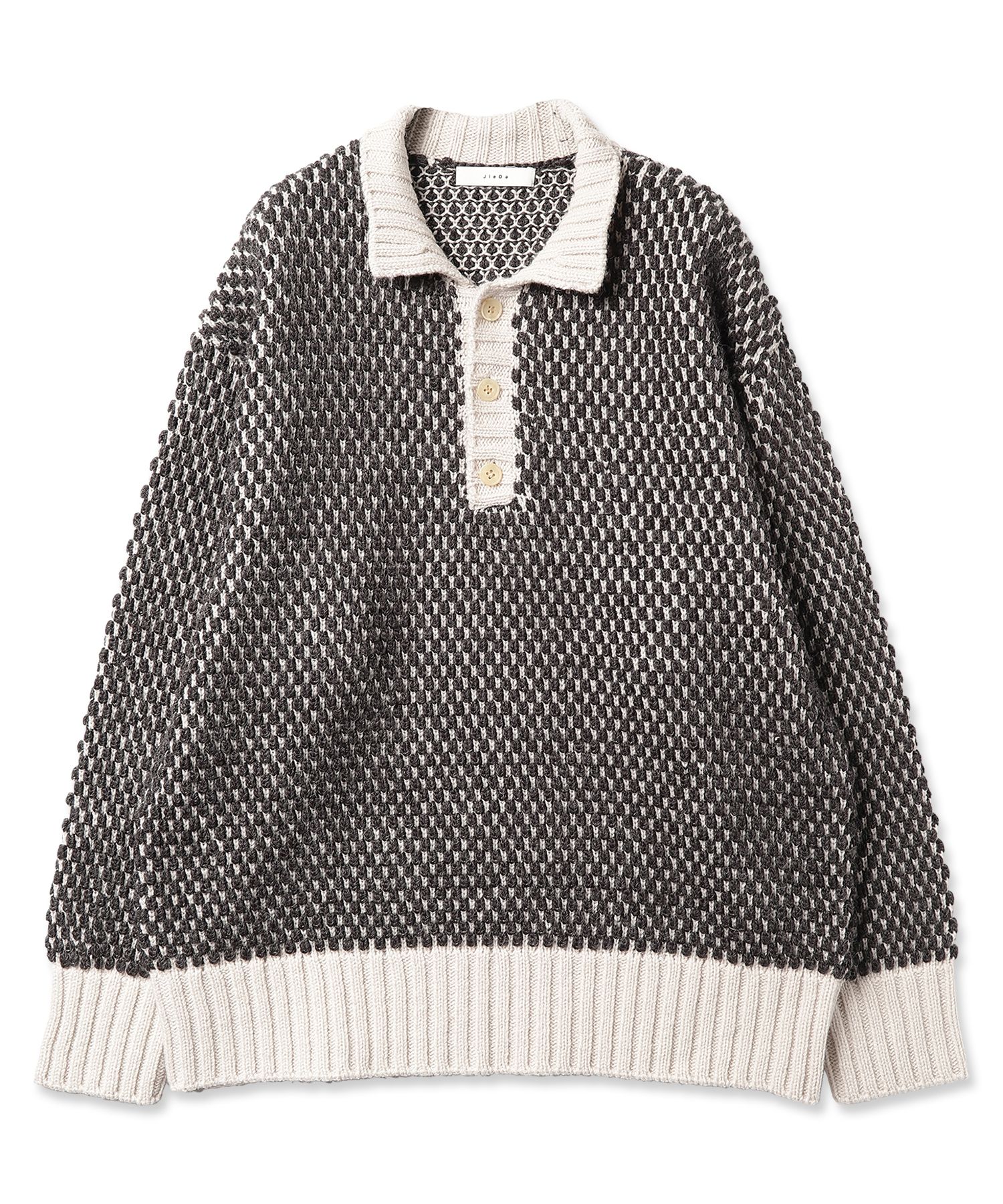 JIEDA - POPCORN SKIPPER KNIT/ニット/グリーン | NapsNote