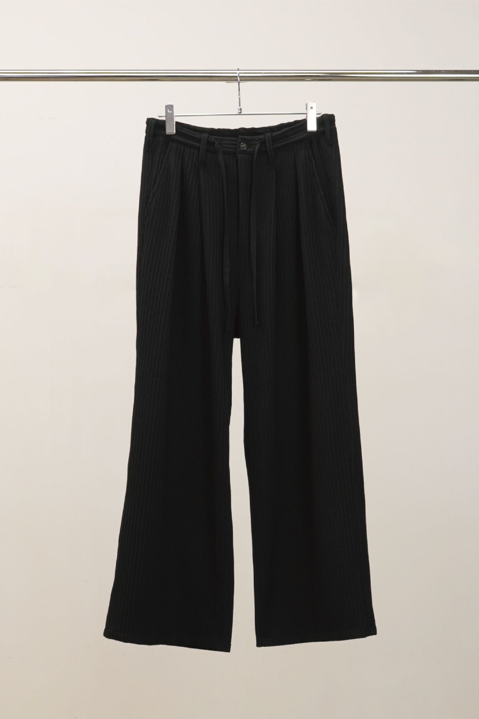 ANCELLM - WIDE EASY PANTS | BLACK | イージーパンツ | NapsNote
