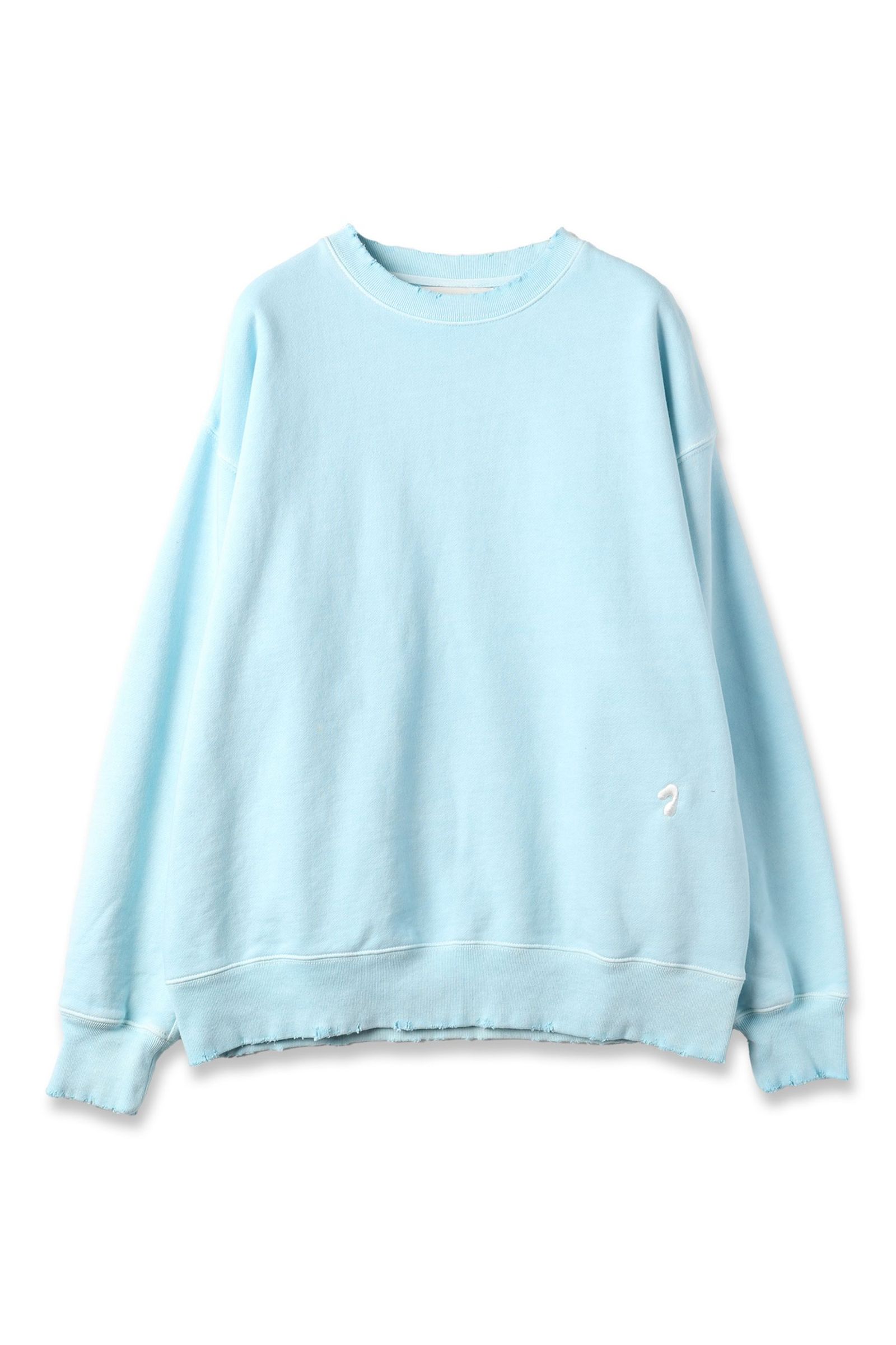 JIEDA - J LOGO DAMEGE SWEAT CREW | BLACK | スウェット | NapsNote