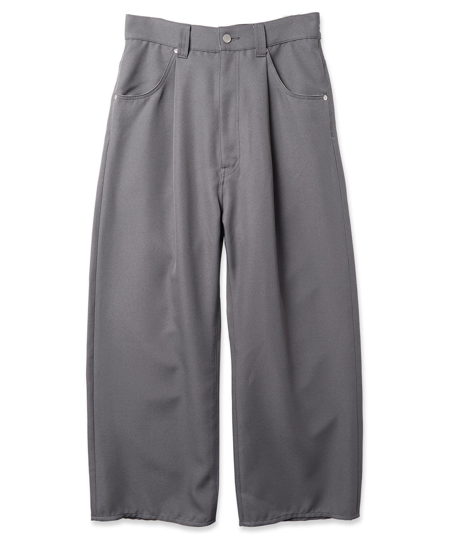 JIEDA - WIDE ONE TUCK STRAIGHT PANTS/ワイドストレートパンツ/グレー