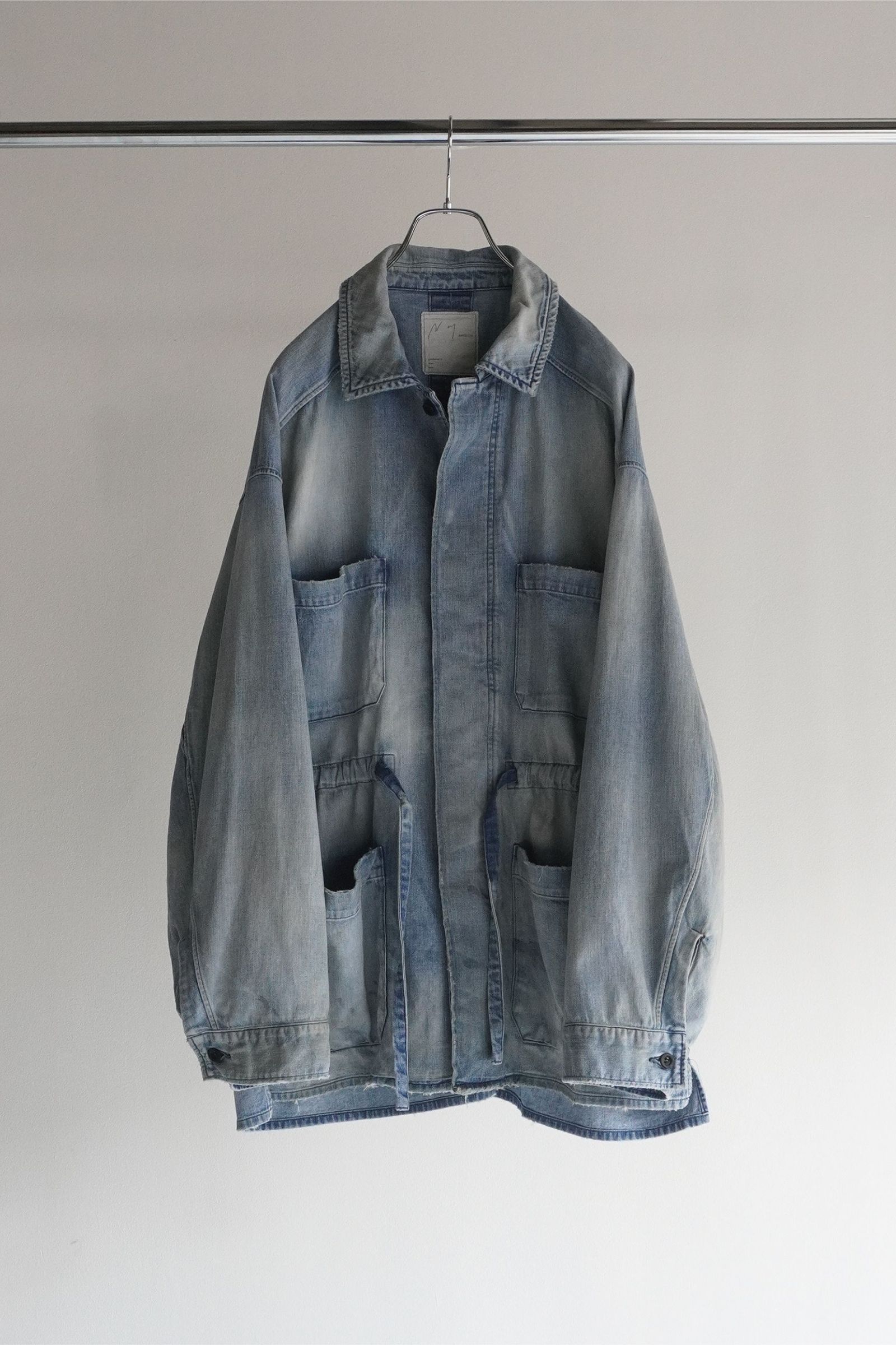 ANCELLM - AGING DENIM SHIRT JACKET | BROWN | ジャケット | NapsNote