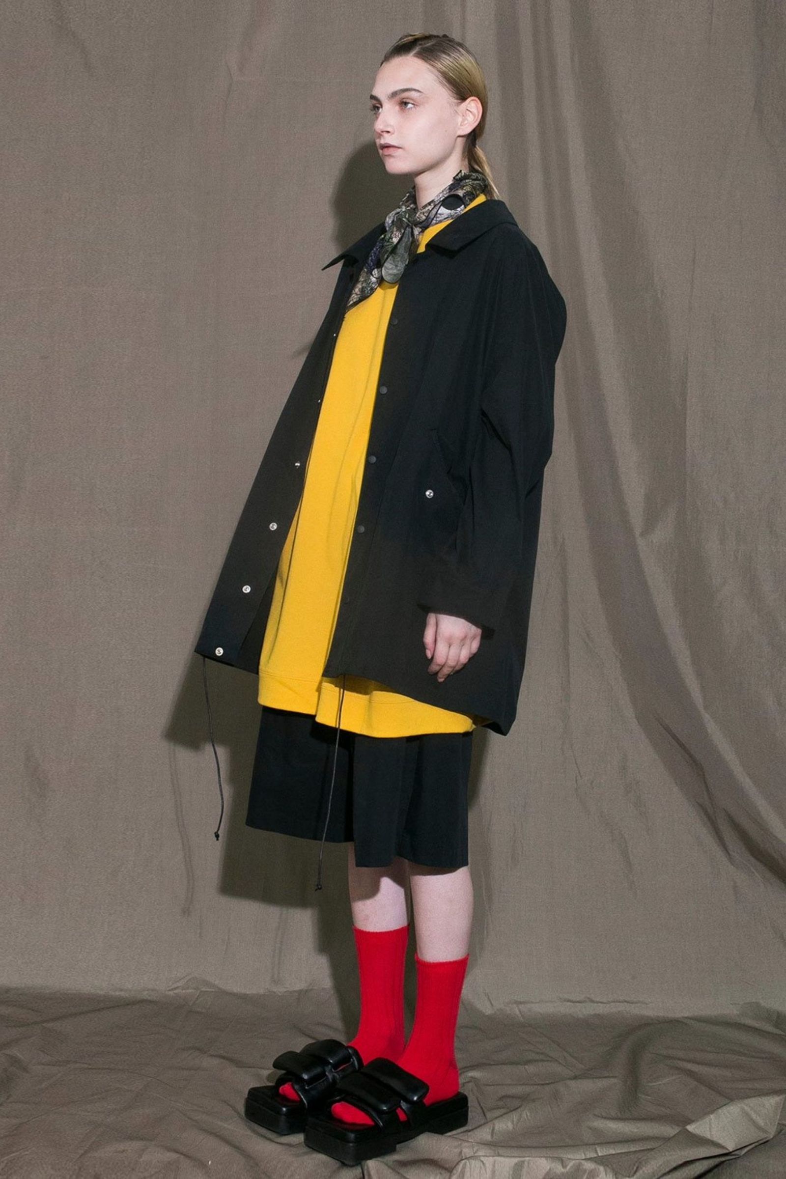 my beautiful landlet - COTTON NYLON BIO HALF COAT/ハーフコート