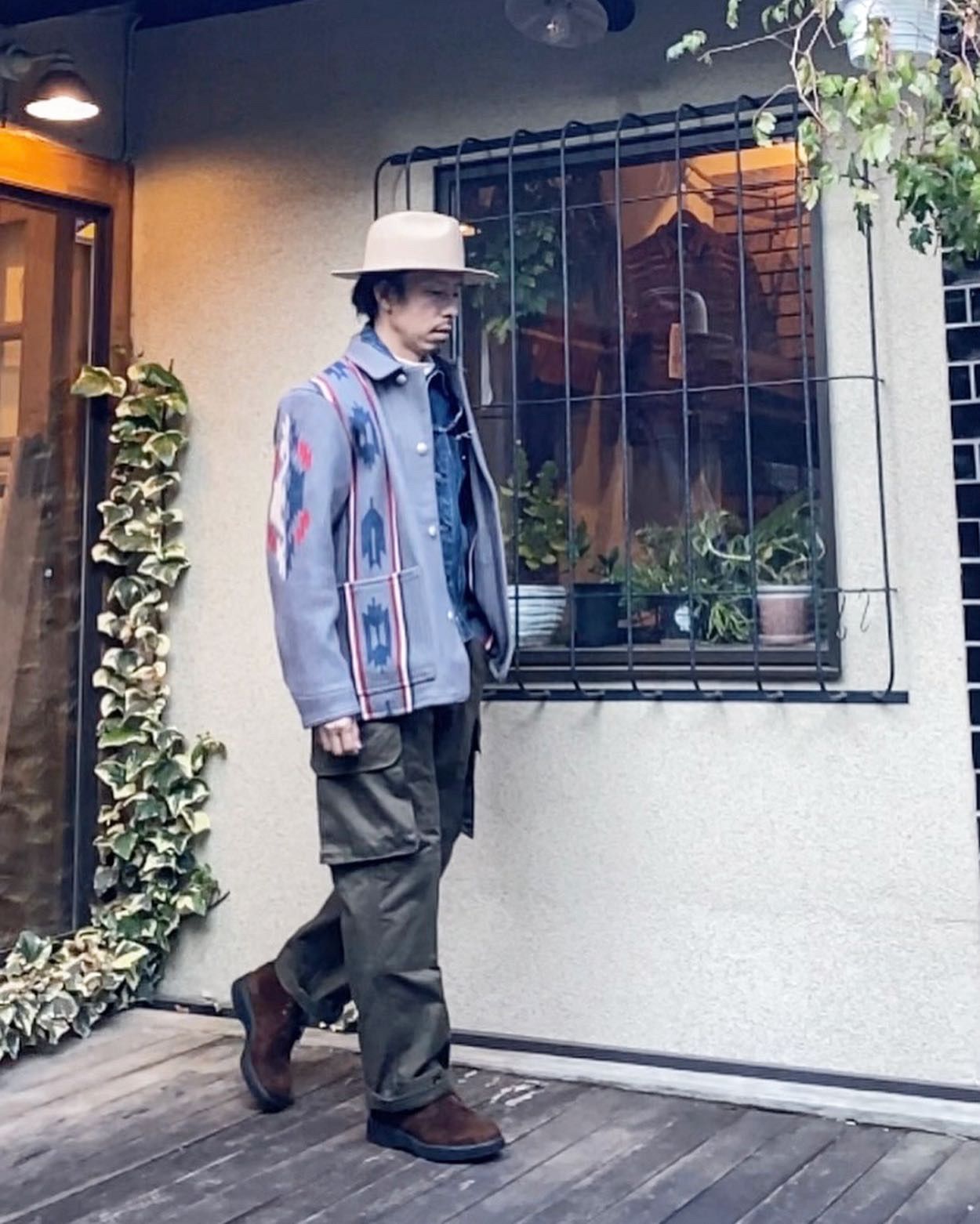 SUGAR CANE - NATIVE AMERICAN WOOL BLANKET JACKET / ブランケット