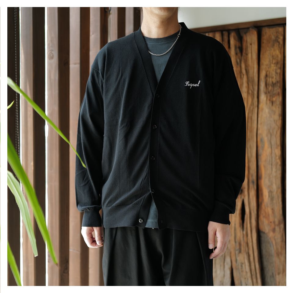 専用出品SEQUEL 25SS 24AW カーディガン2枚セット 黒S 新品 2026年最新