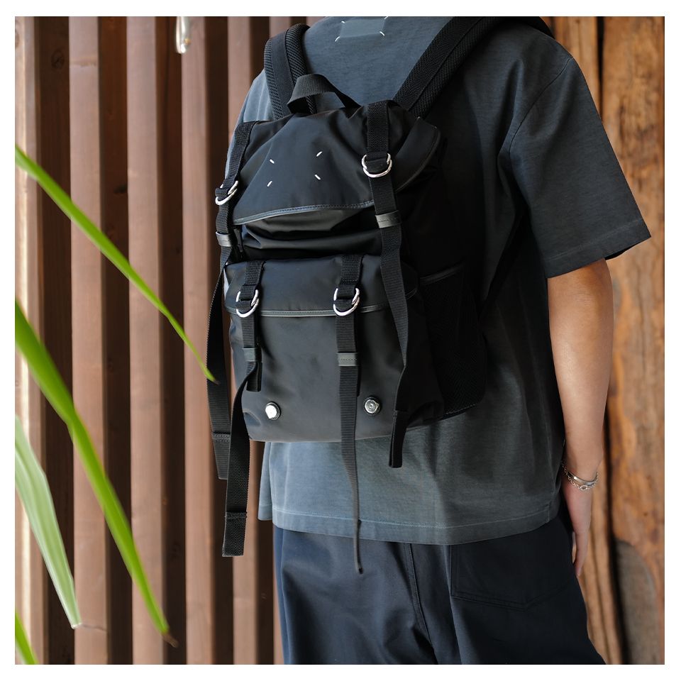 Maison Margiela - 「High tech」ミディアム バックパック / Black | River