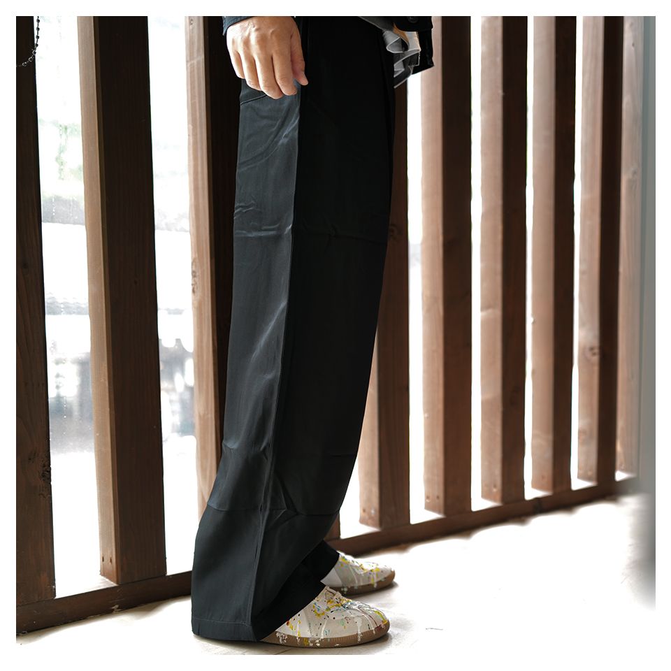 OUR LEGACY - 【Last1 Size48】 LEISURE TROUSER Fresh Black Tarmac