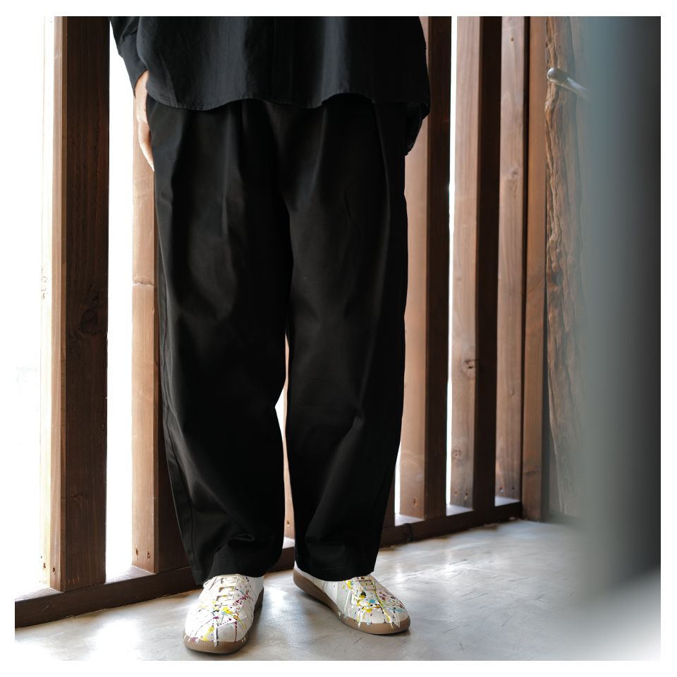 Maison Margiela - コットントラウザーズ Black | River