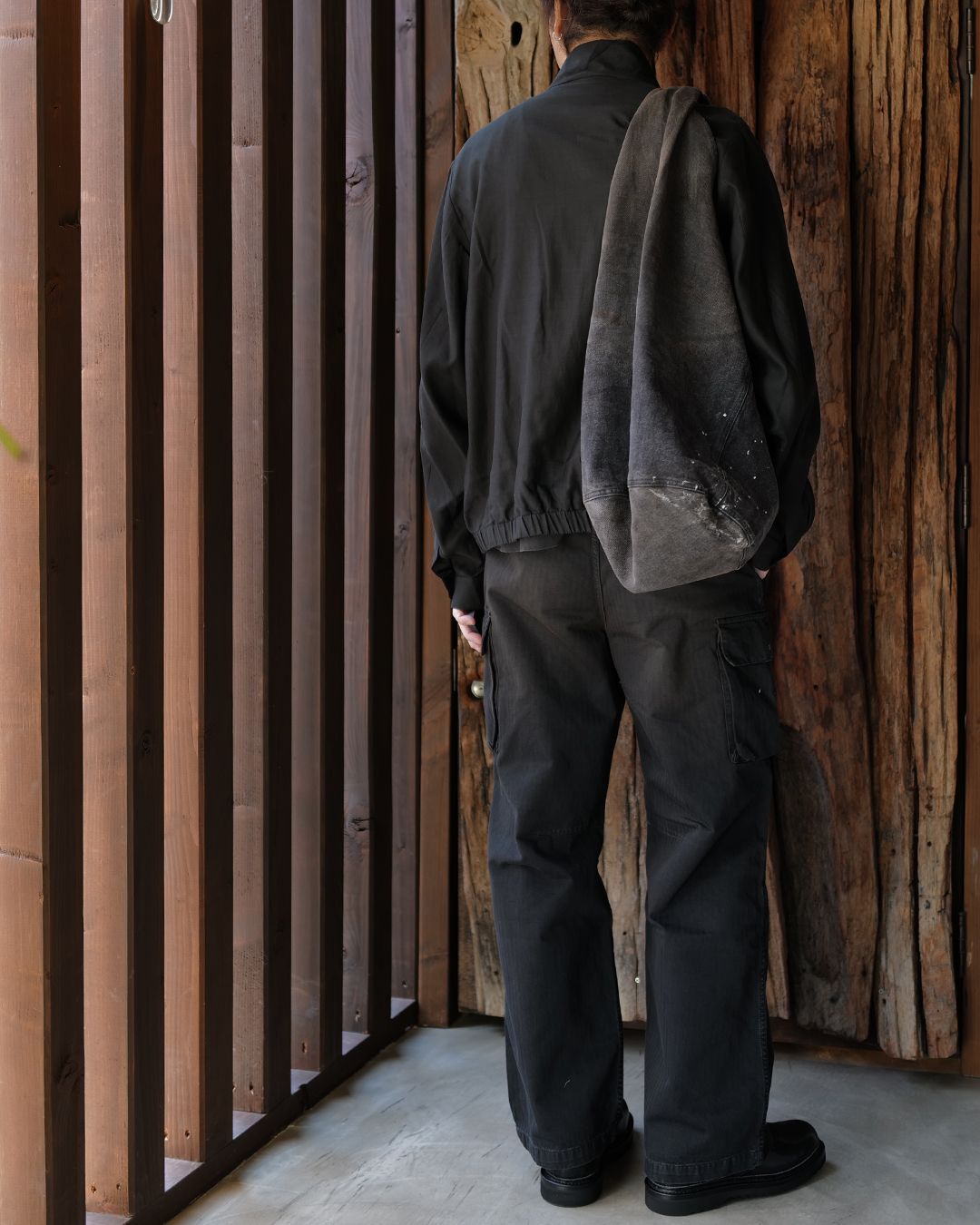 OUR LEGACY - CASINO JACKET Still Black Calm Cupro Cotton | River