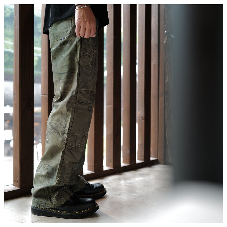 MIYAGIHIDETAKA - 【MIYAGI HIDETAKA】 MH031 Work Pants Military