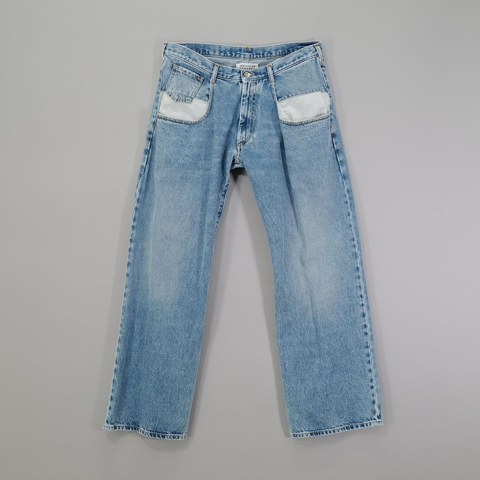 Maison Margiela - ストレートジーンズ コントラストポケット付き | River
